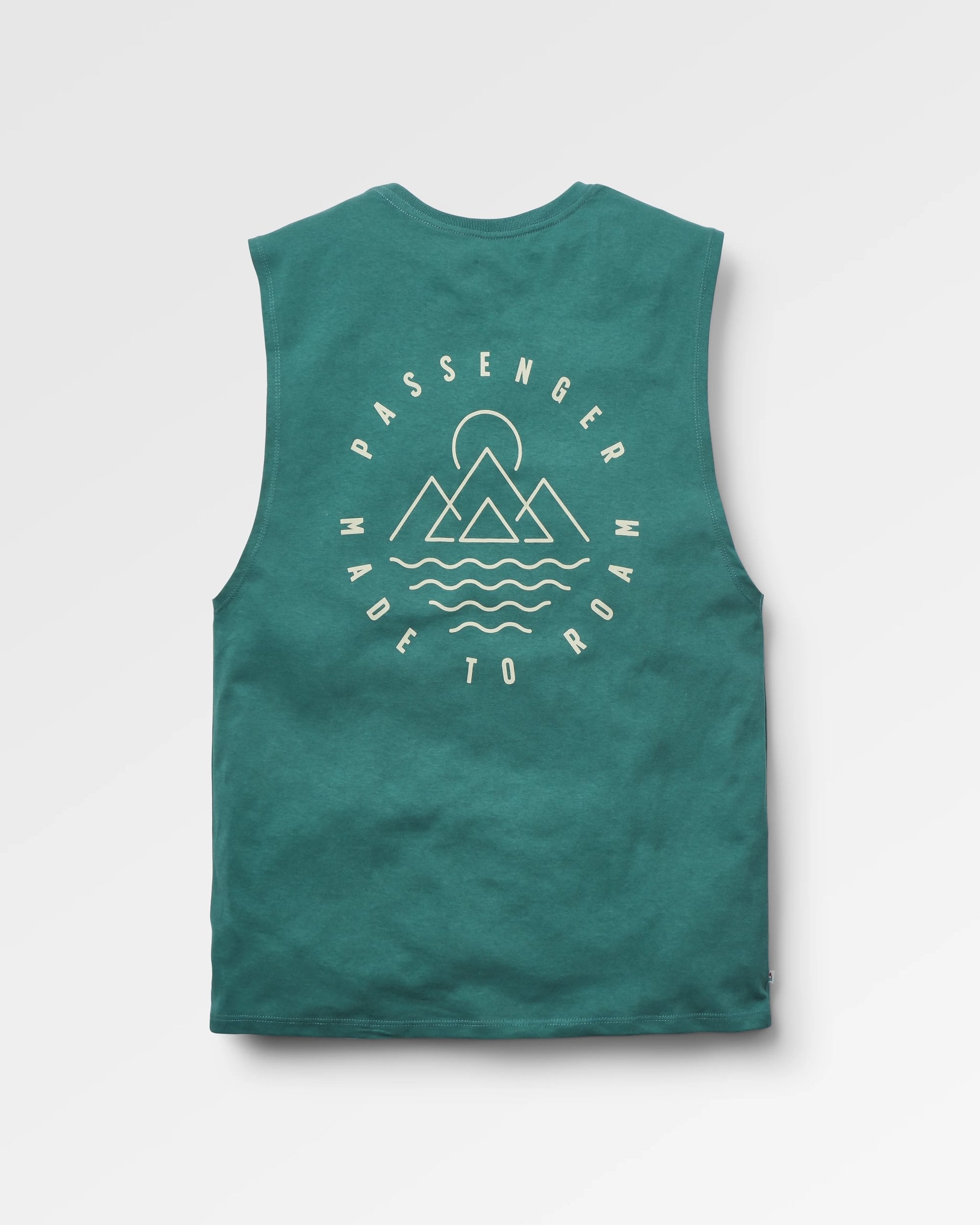 Escapism Recycled Cotton Vest - Deep Ocean