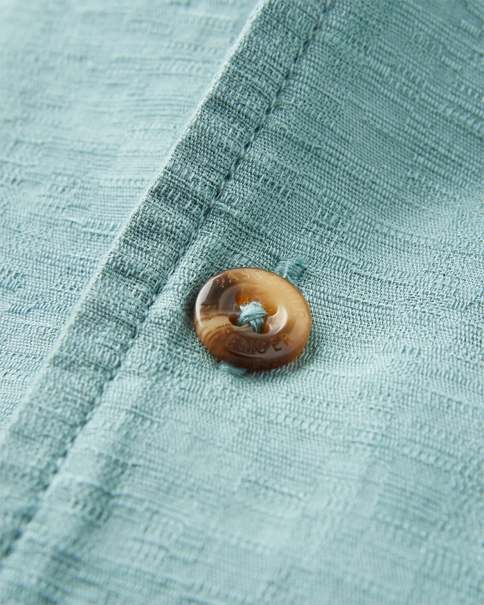 Cove Organic Cotton Textured Shirt - Arctic