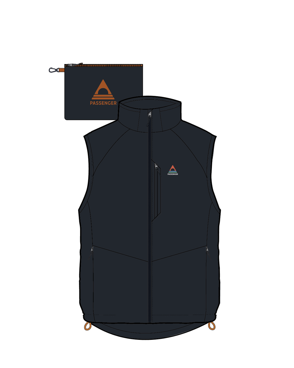 Daybreak Lightweight Recycled Thermore® Insulated Gilet - Black