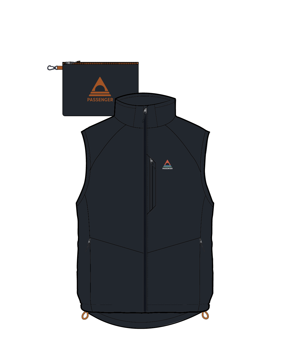 Daybreak Lightweight Recycled Thermore® Insulated Gilet - Black