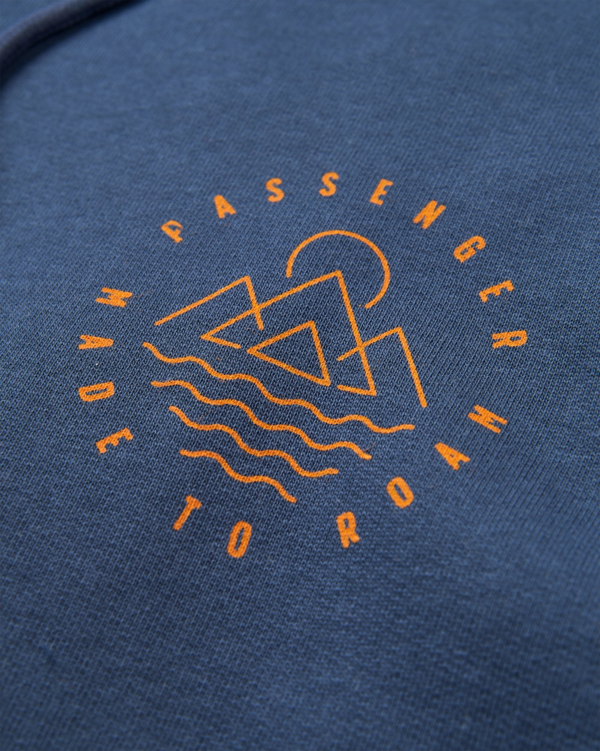 Escapism Recycled Cotton Hoodie - Rich Navy