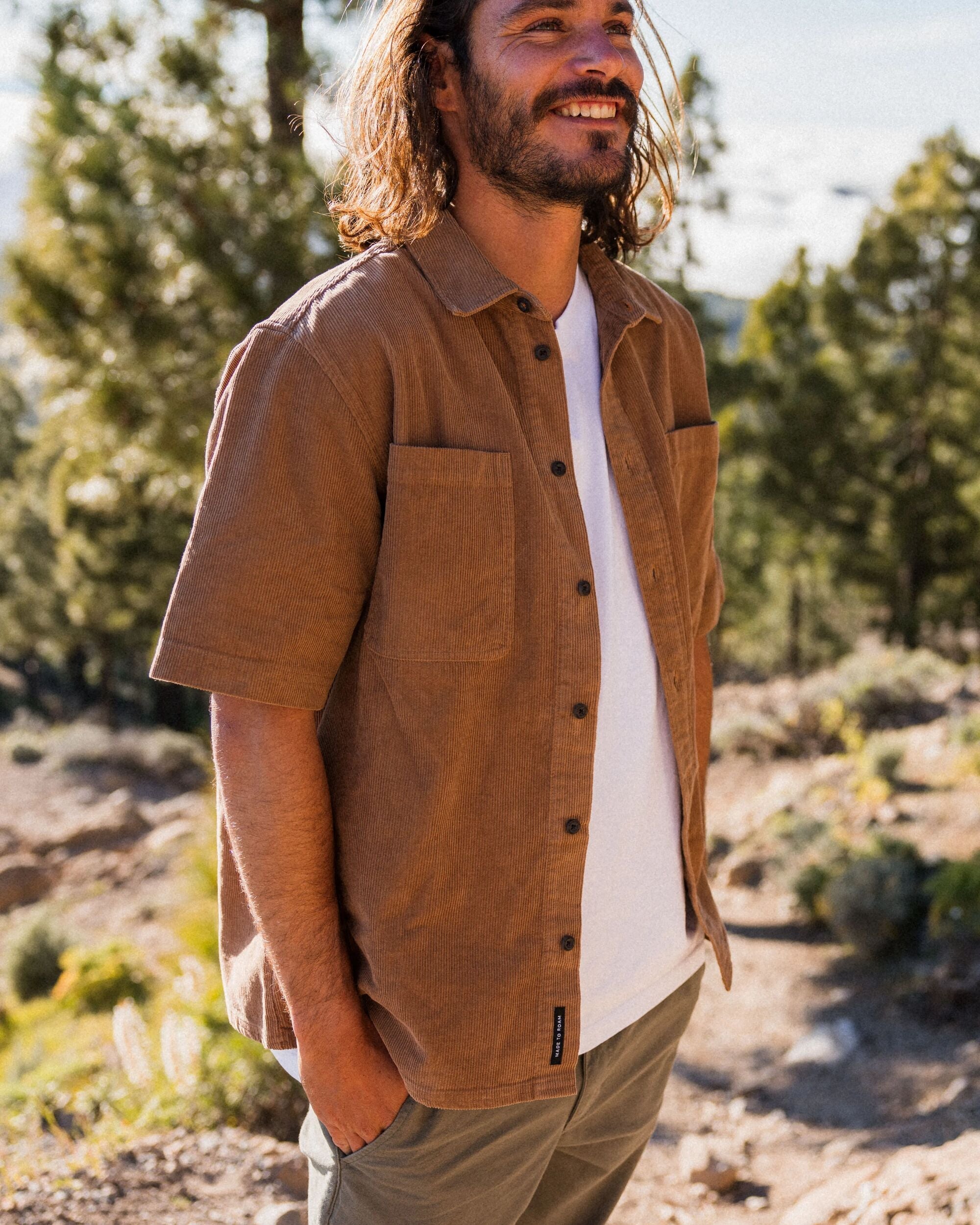 Backcountry Short Sleeve Cord Shirt - Toffee