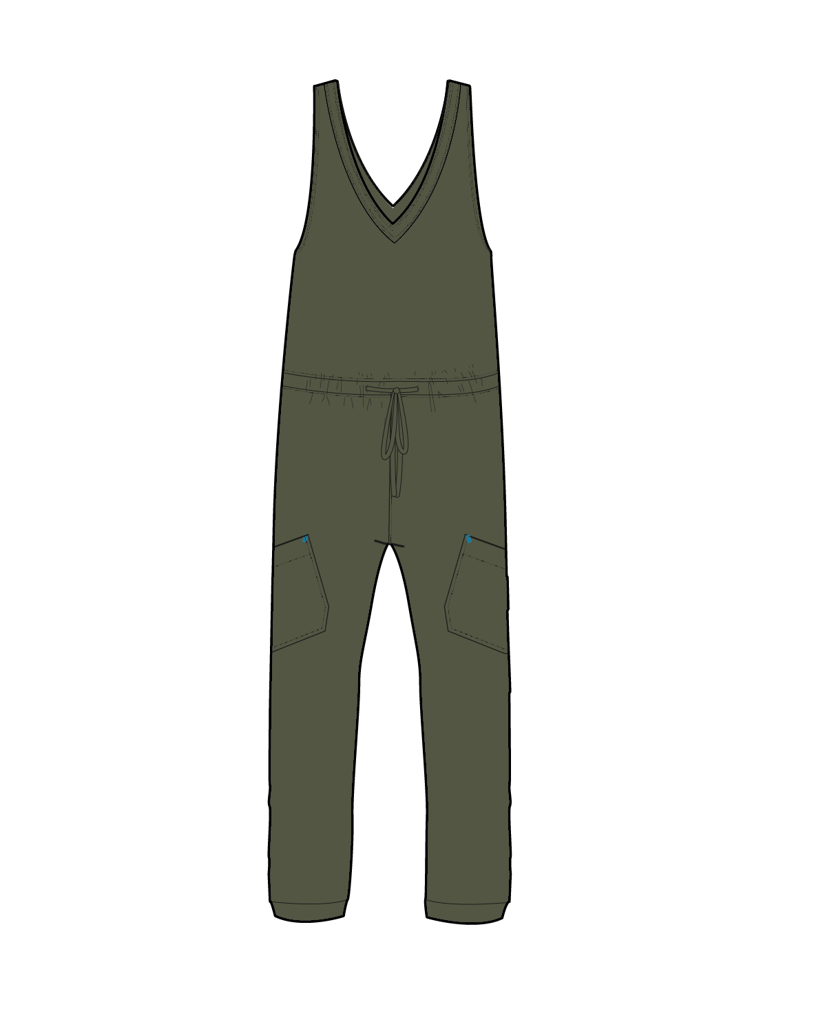 Aria Jumpsuit - Khaki