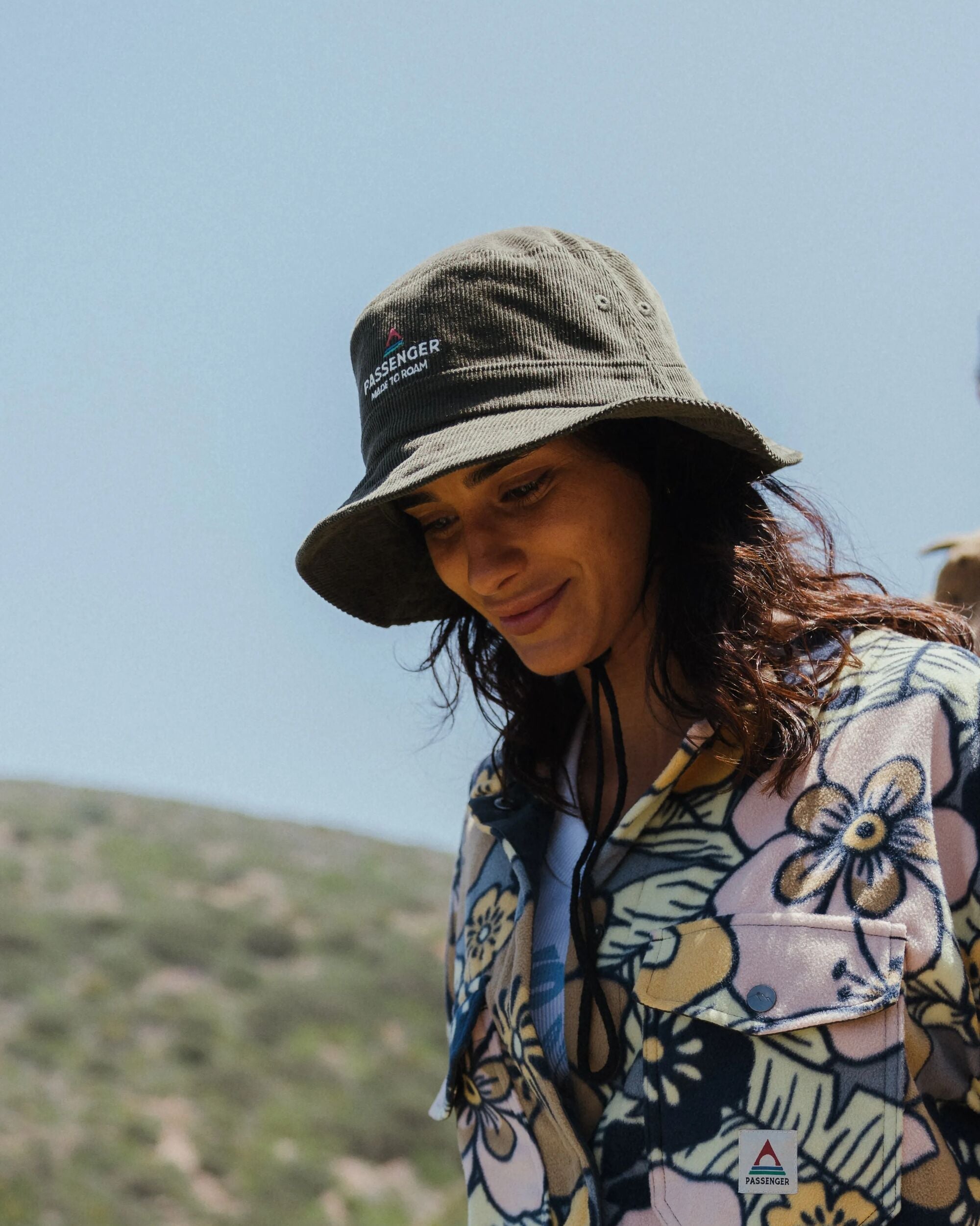 Forest Recycled Cord Bucket Hat - Khaki