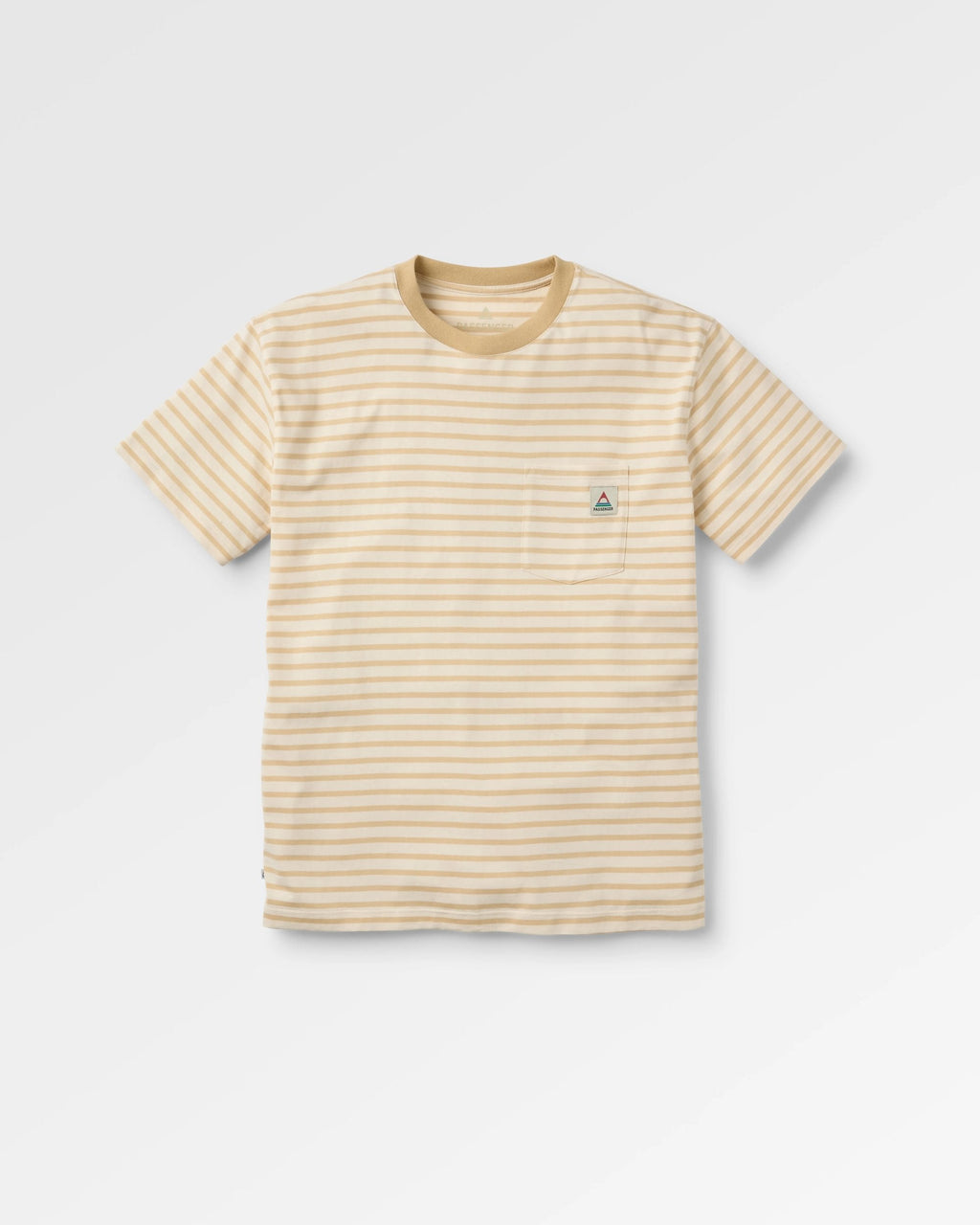 Zen Recycled Cotton Relaxed Fit T-Shirt - Stone Stripe