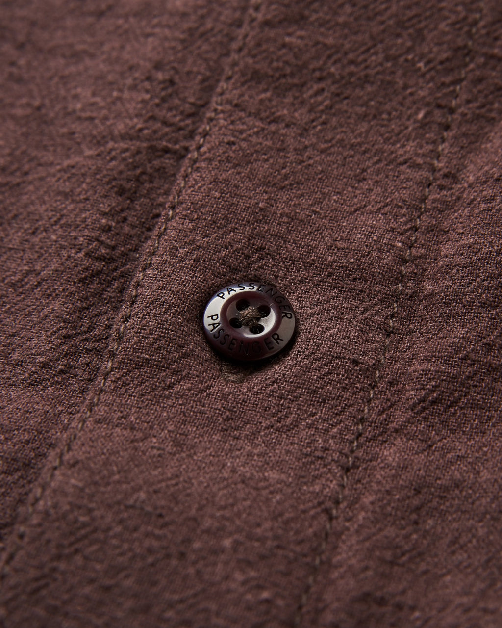 Arica Textured Organic Cotton Shirt - Espresso