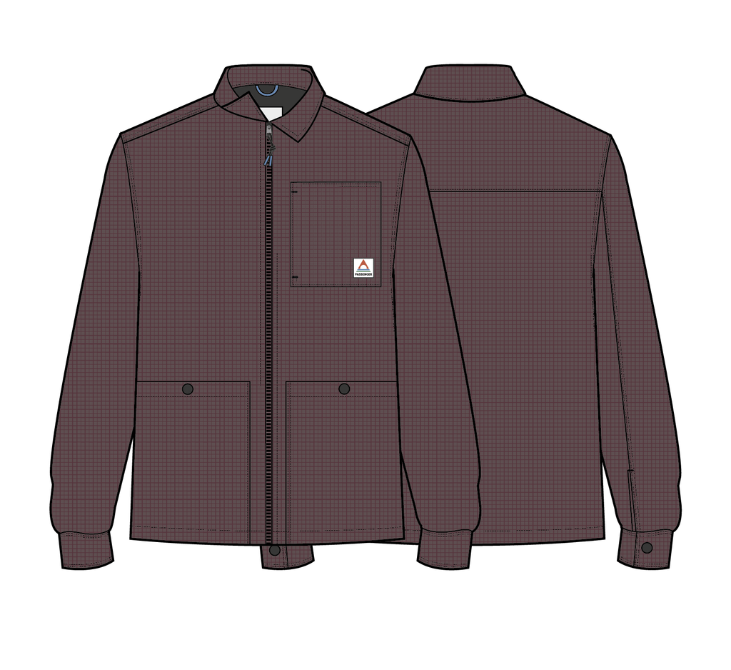 Harvest Organic Cotton Cord Overshirt - Fig