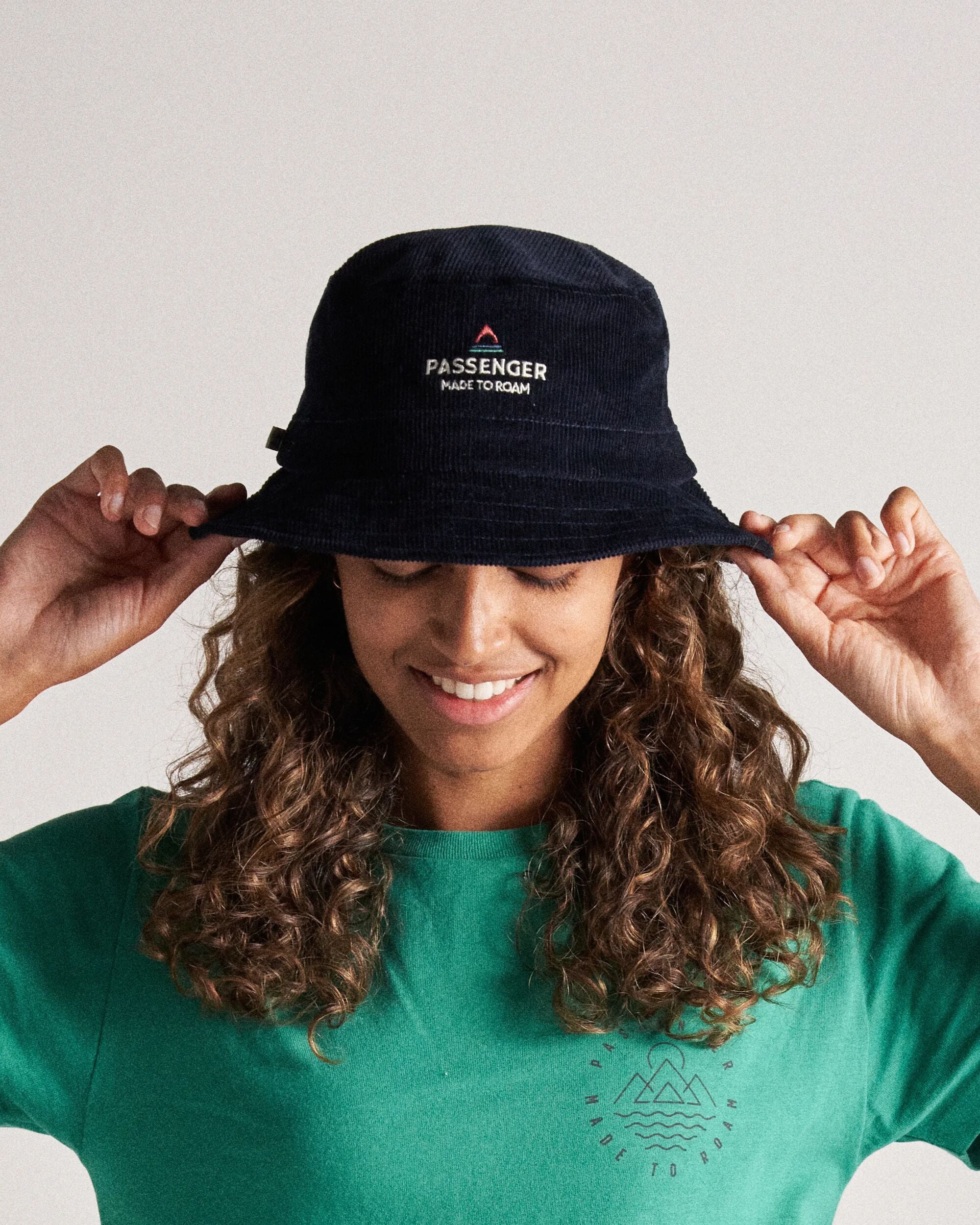 Forest Recycled Cord Bucket Hat - Deep Navy