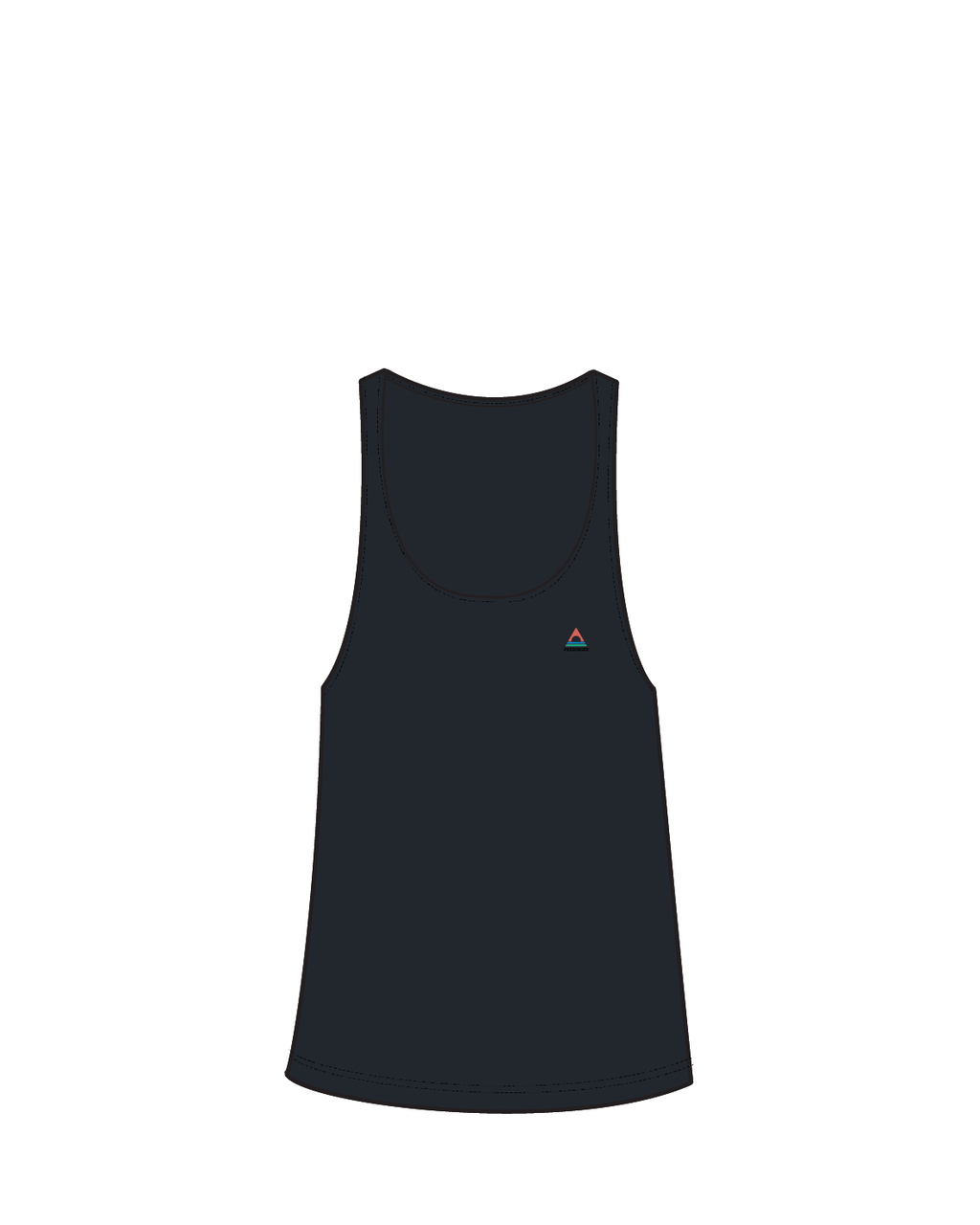 Classic Recycled Cotton Vest - Black