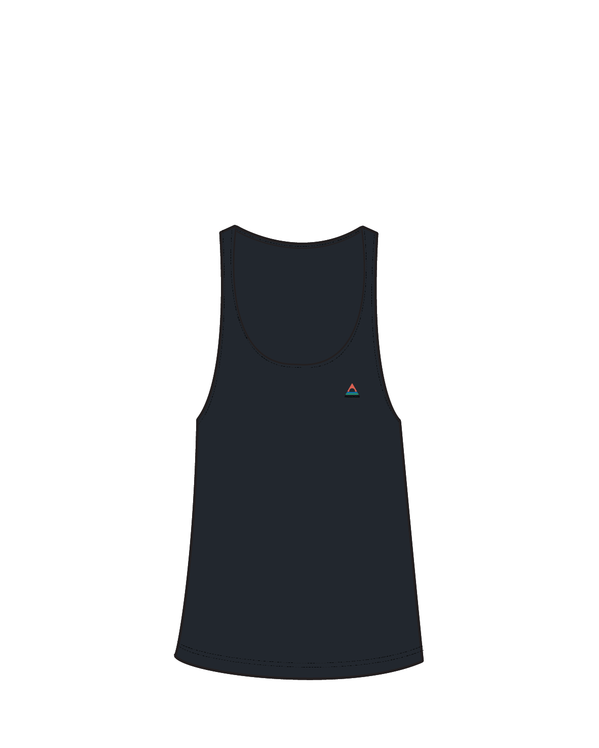 Classic Recycled Cotton Vest - Black