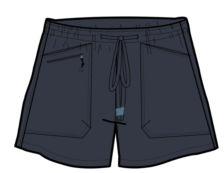 Basswood Organic Cotton Short - Black