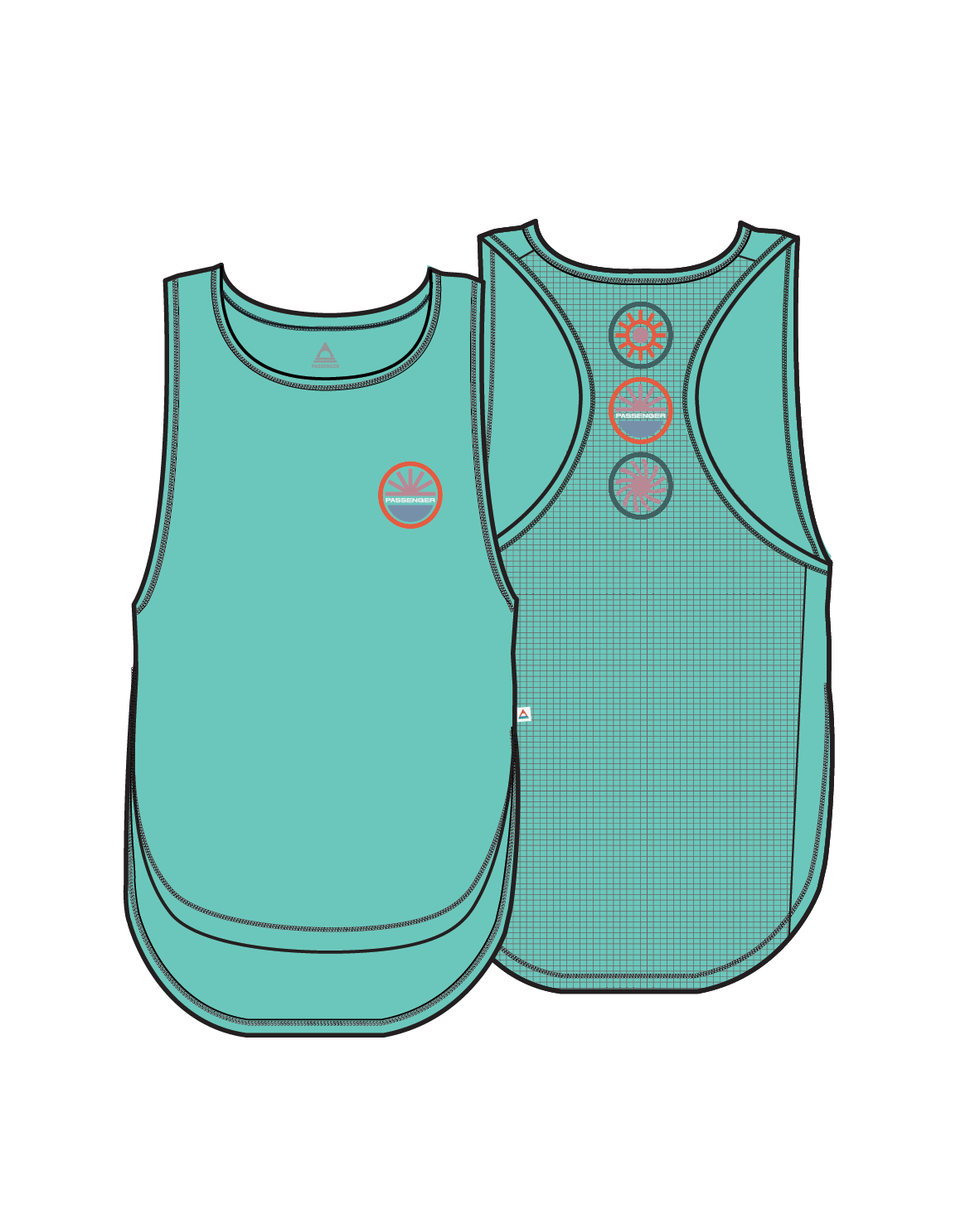Chase The Light Drirelease® Active Vest - Aqua