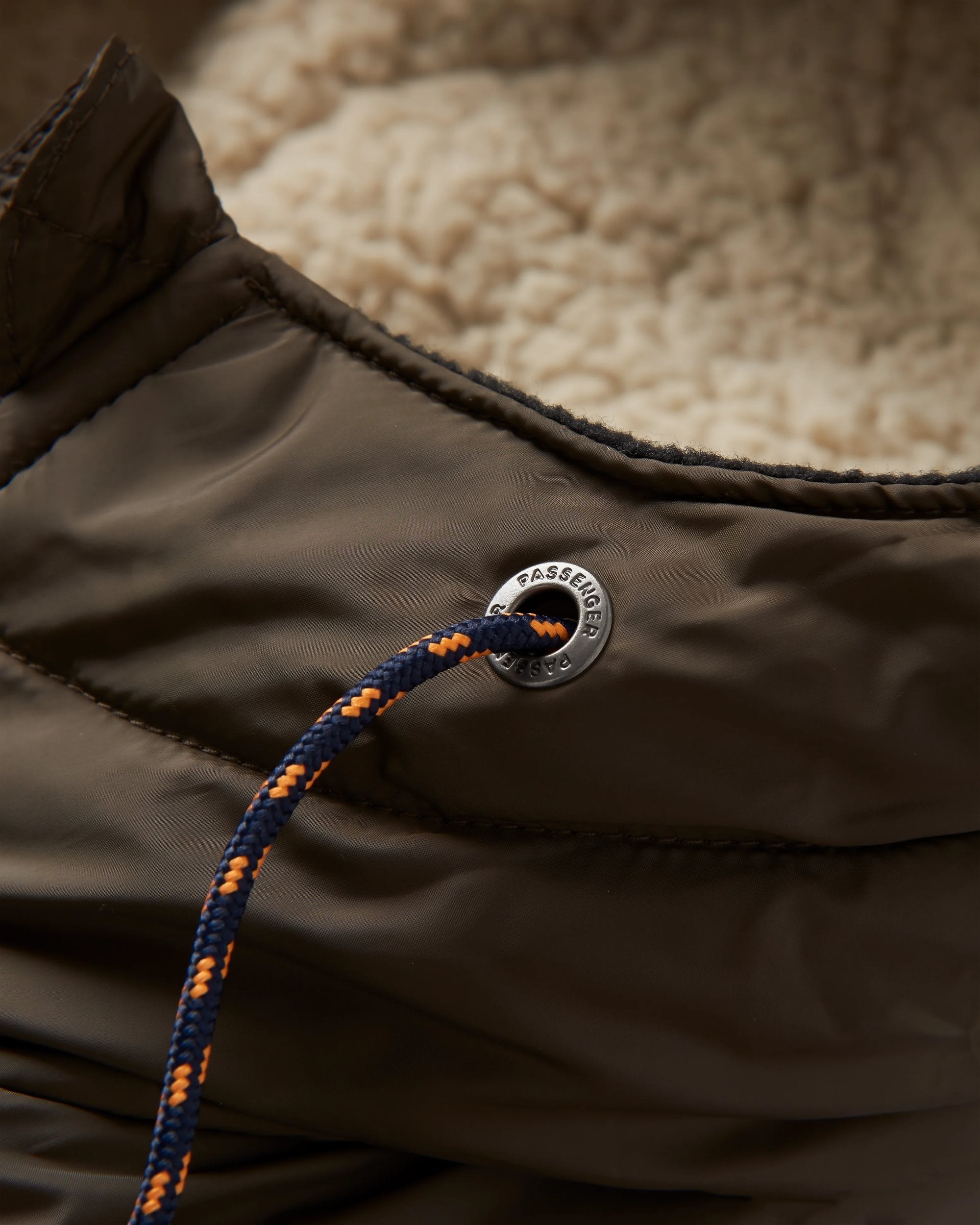 Flora Recycled Sherpa Lined Parka - Coffee