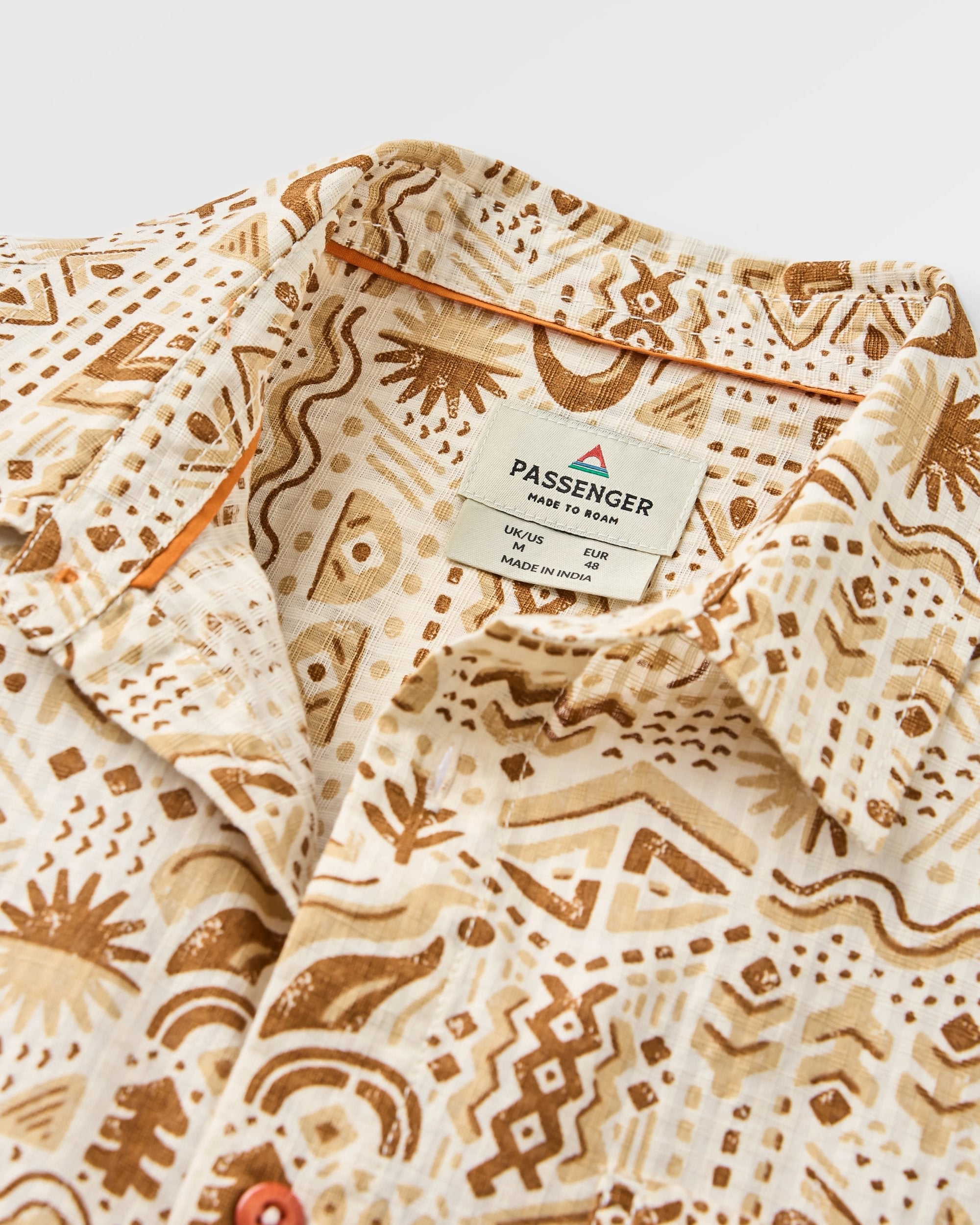 Chill Textured Short Sleeve Shirt - Elemental Geo Birch