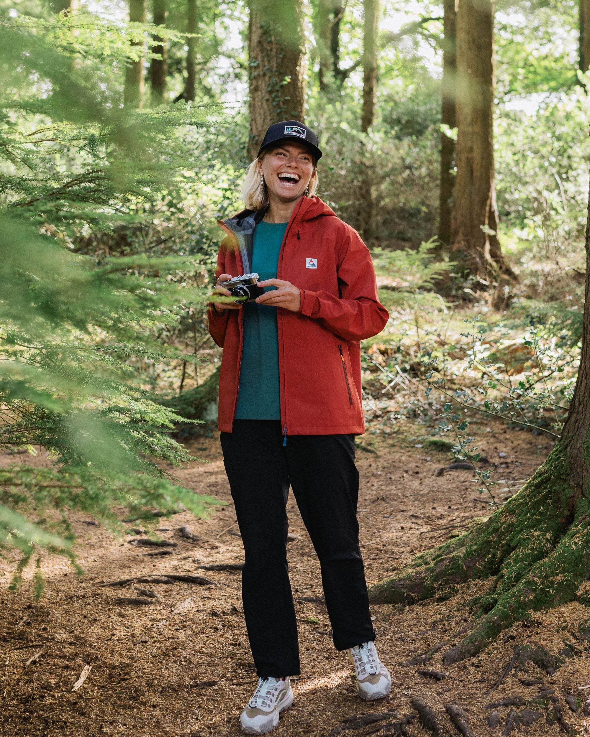Five Element Recycled Waterproof Jacket - Red Ochre