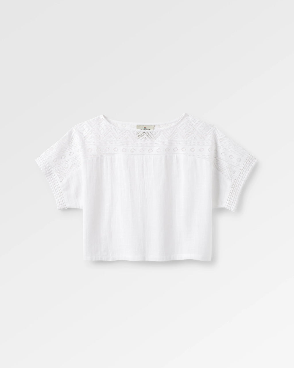 Flurry Woven Top - White