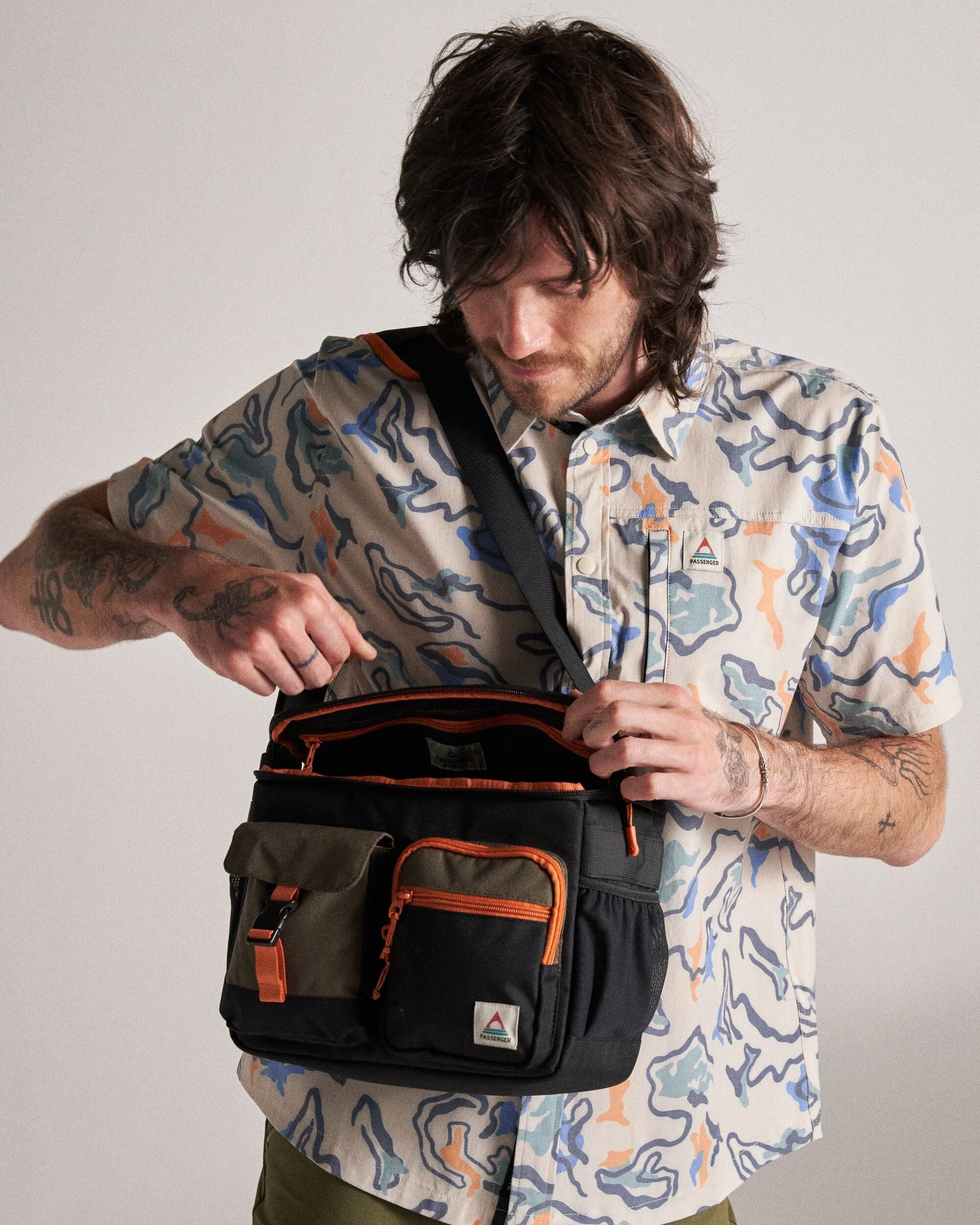 Boondocker Recycled Camera Bag - True Black/ Khaki