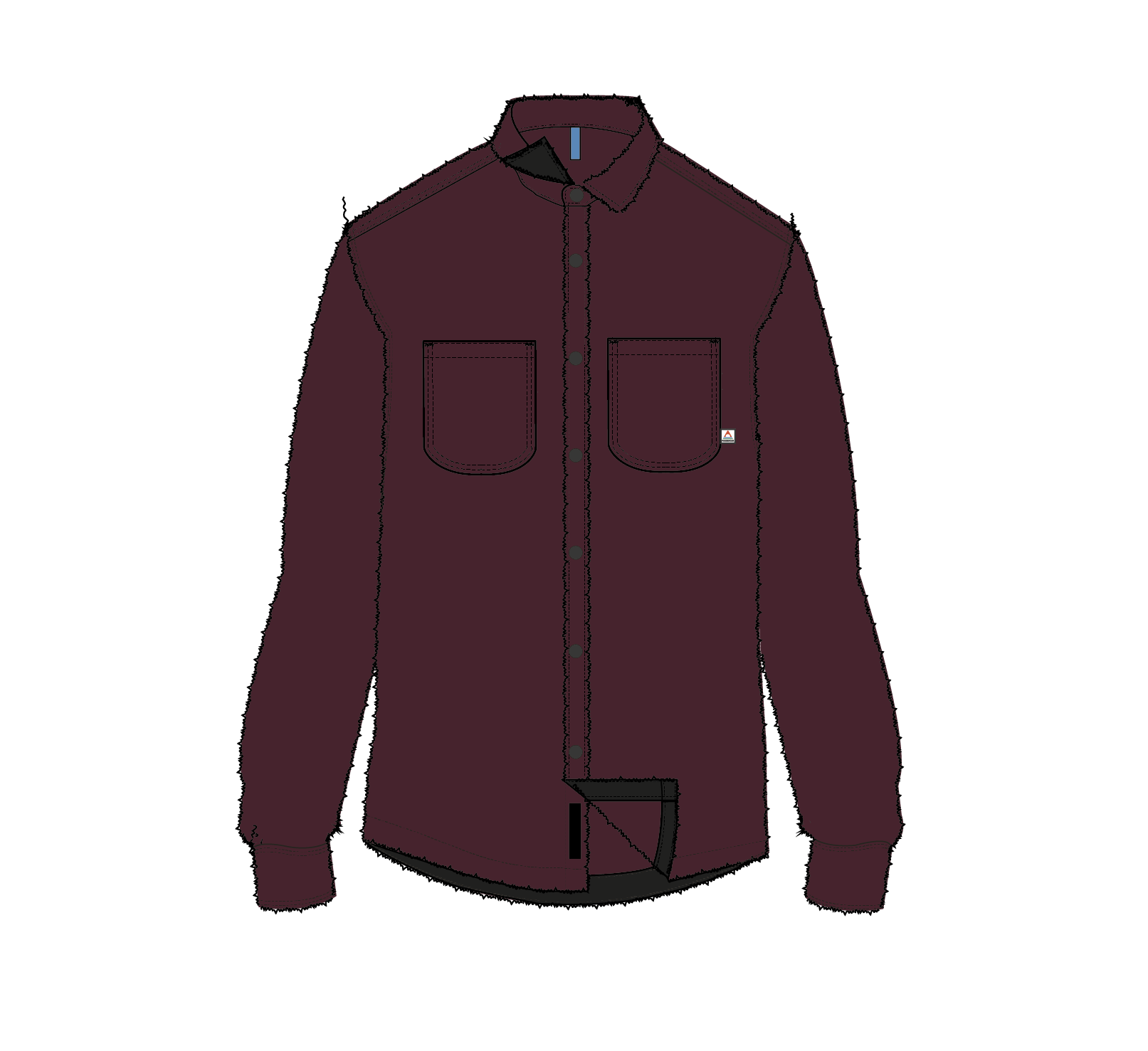 Backcountry Recycled Sherpa Fleece Shirt - Fig
