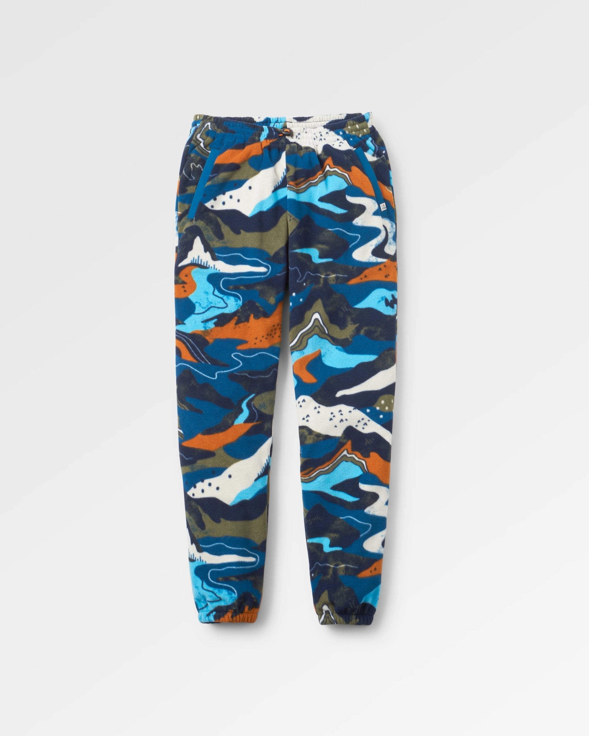 Ace Recycled Polar Fleece Joggers - Adventure Tidal Blue