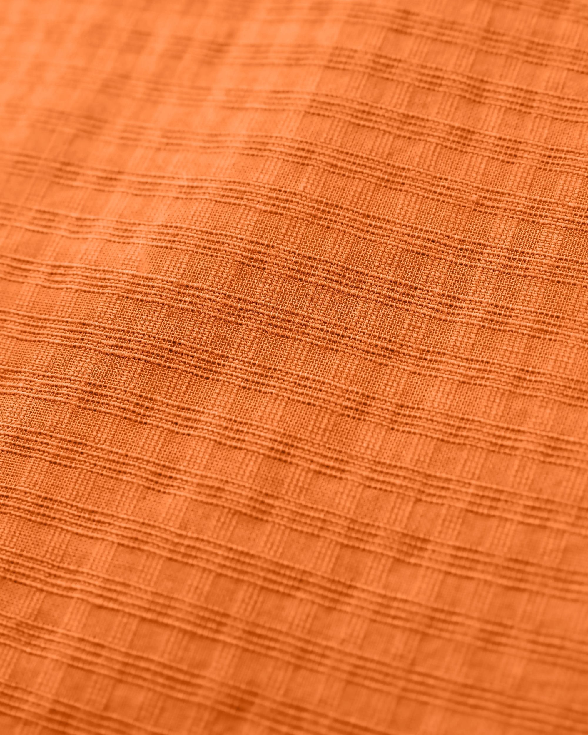 Chill Textured Short Sleeve Shirt - Sunset Orange