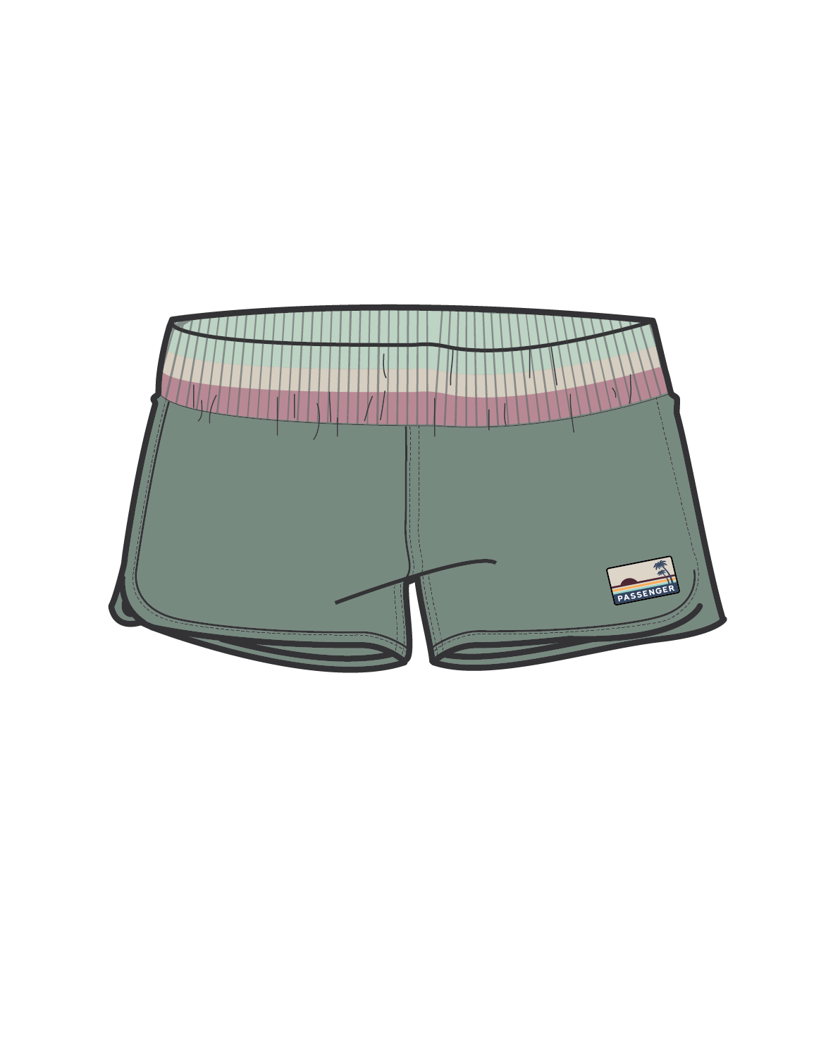 Explore All Purpose Short - Pistachio