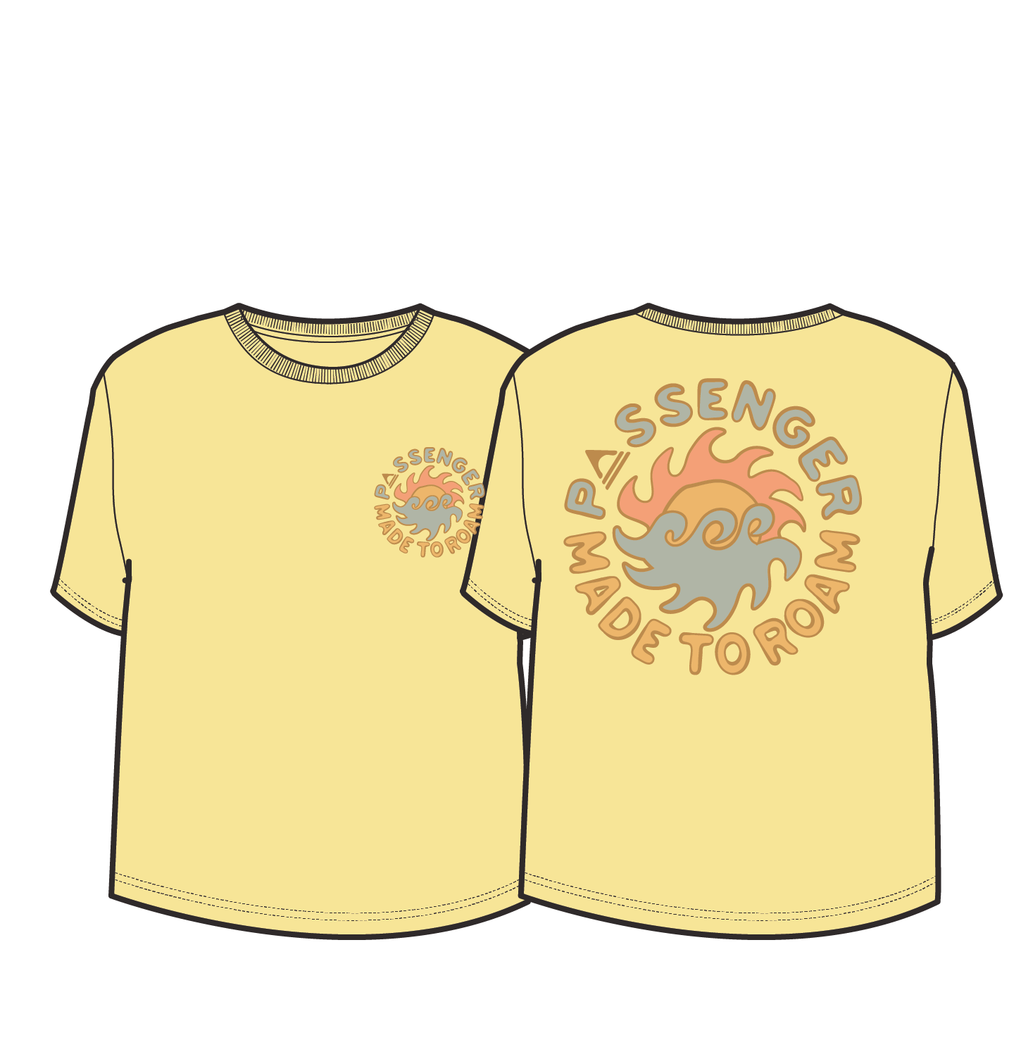 Dune Women's Recycled Cotton T-Shirt - Sunlight