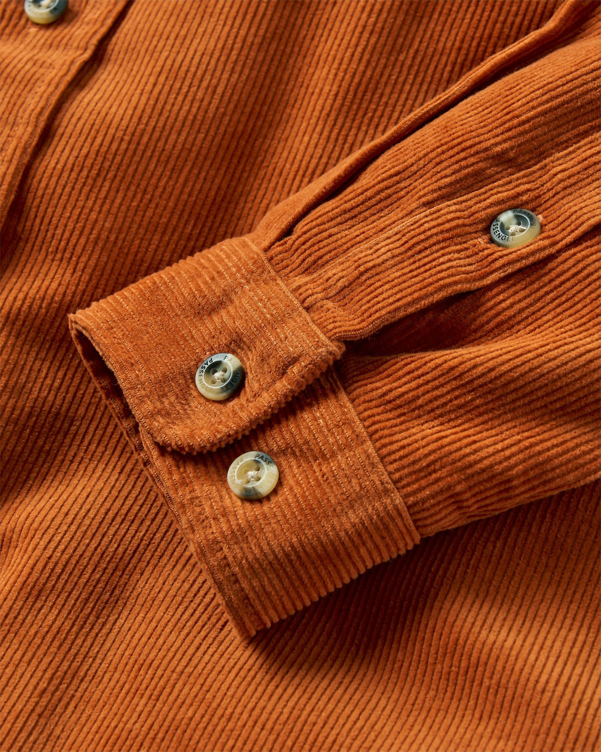 Backcountry Corduroy Shirt - Sunset Orange