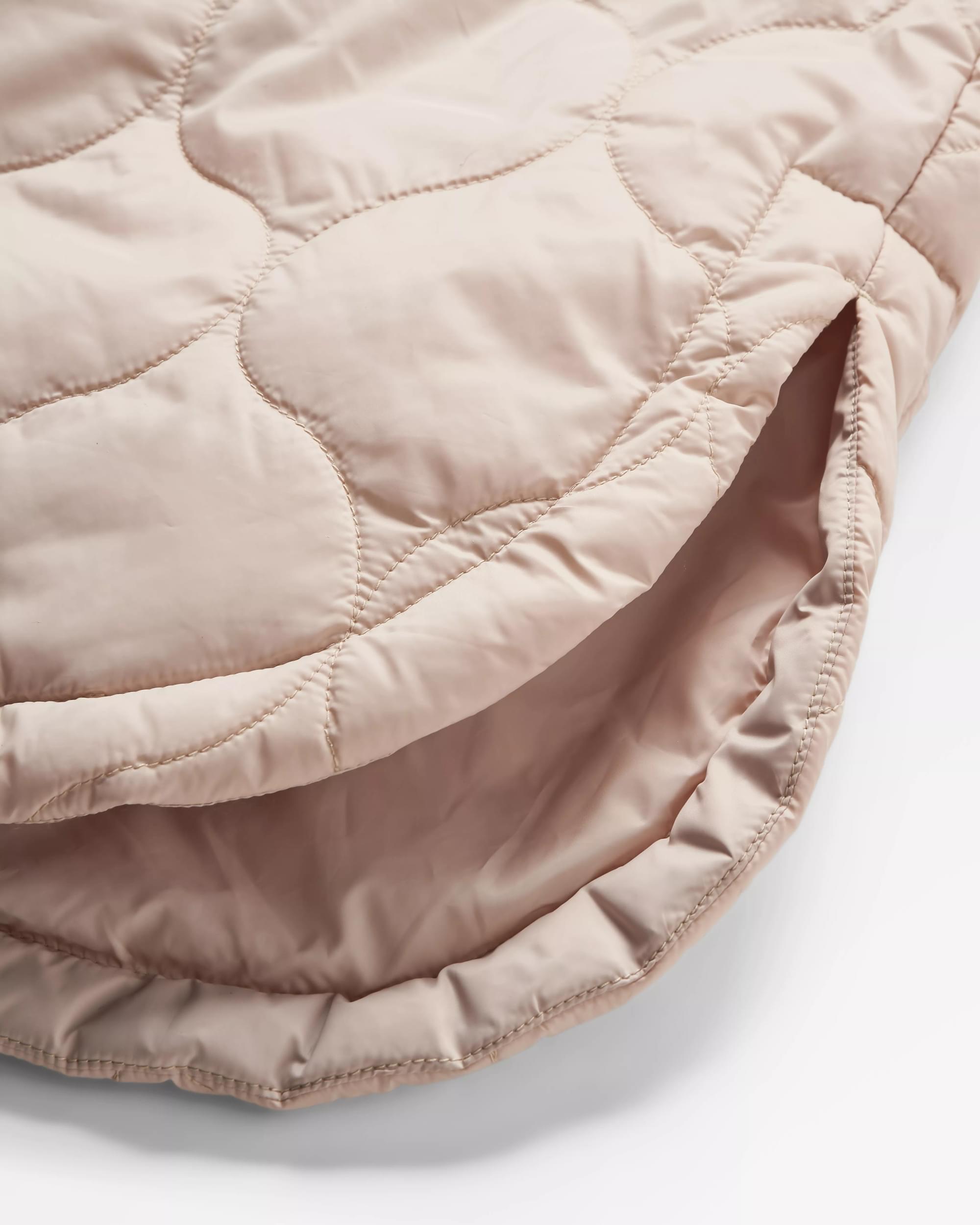 Flora Long Recycled Insulated Parka - White Pepper