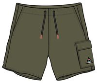 Cali Cargo Swim Short - Khaki