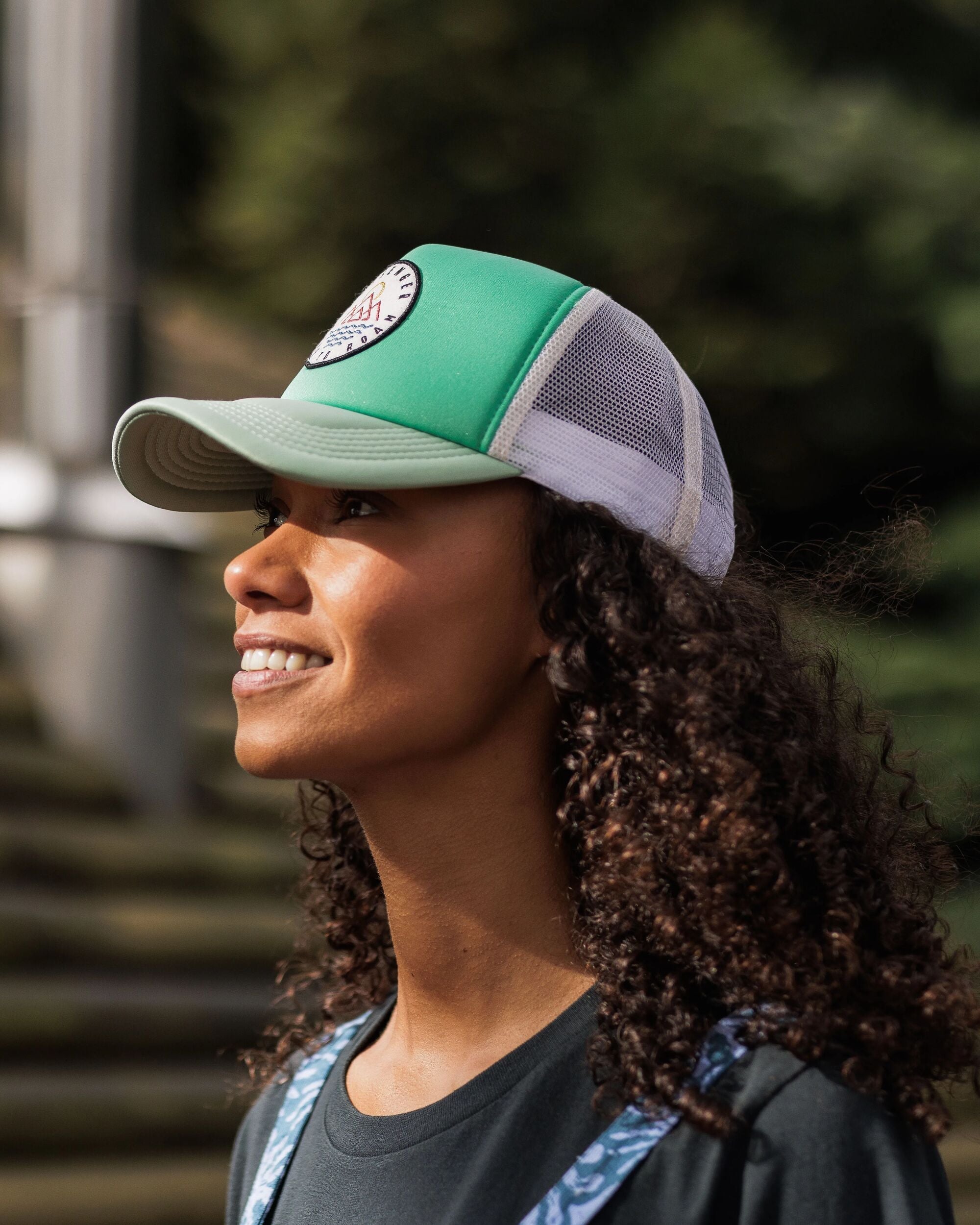 Escapism Trucker Cap - Green Fig