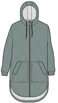 Flora Recycled Sherpa Lined Parka - Arctic