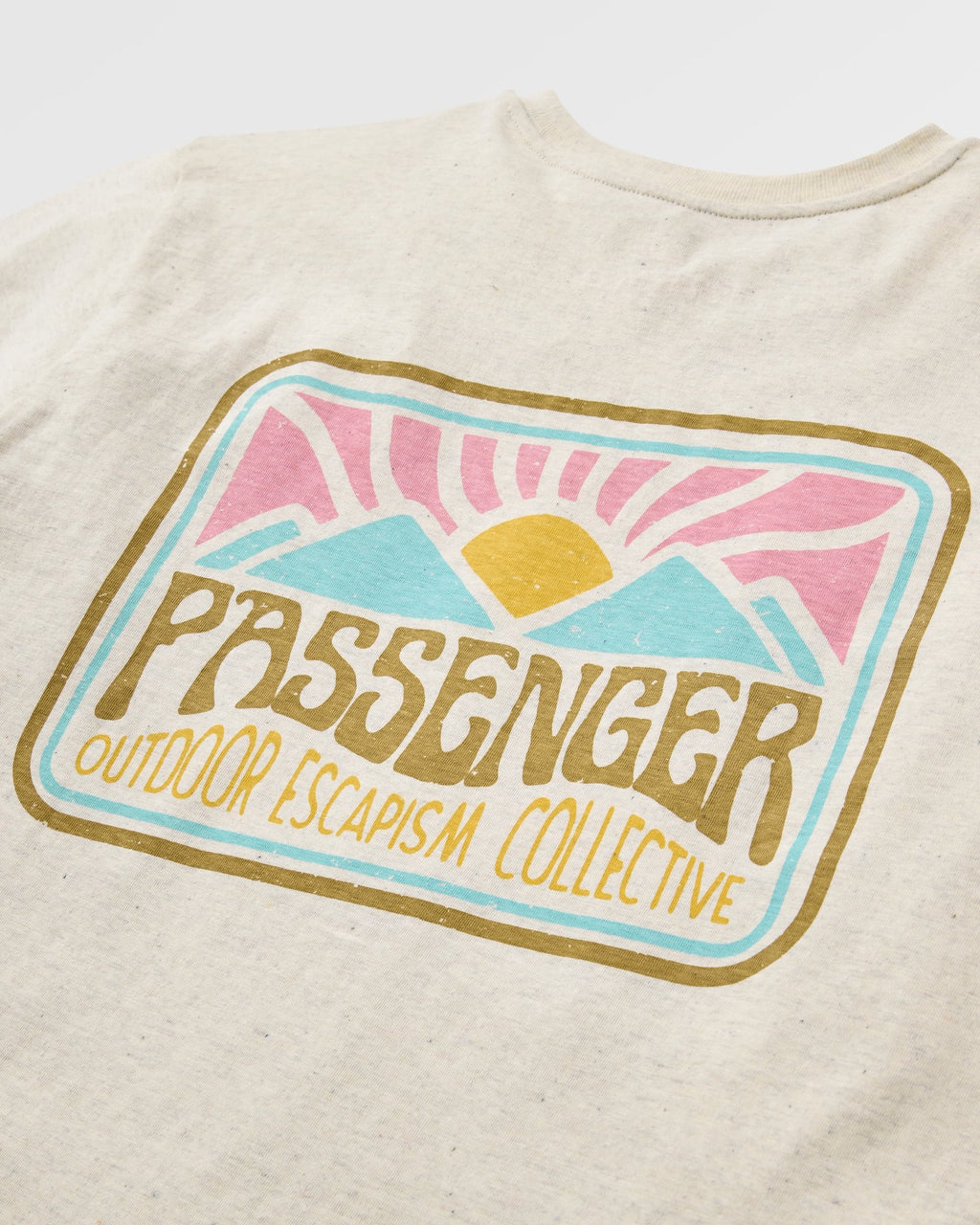 Golden Hour Recycled Cotton T-Shirt - Milky Marl