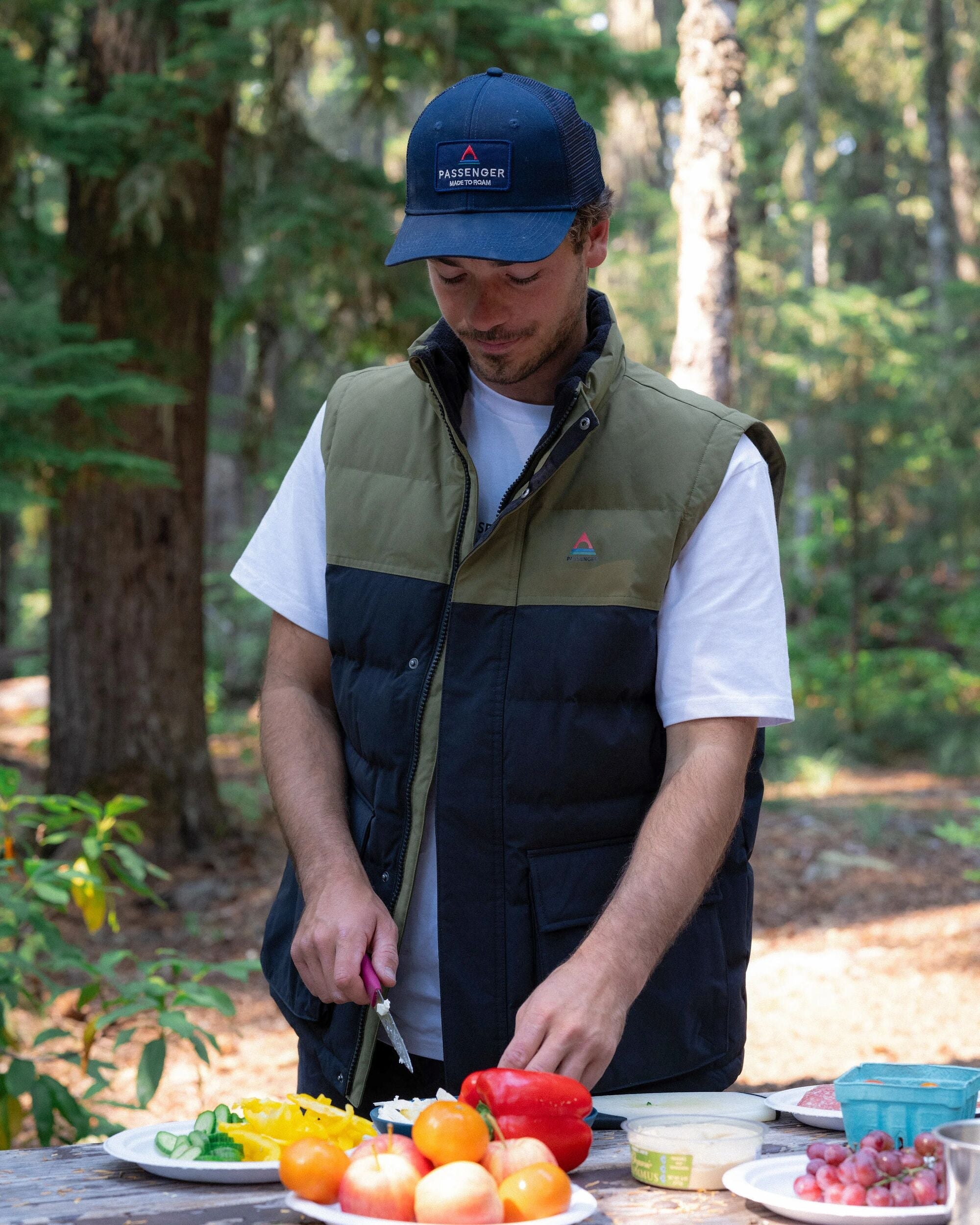 Baltic Recycled Insulated Gilet - Black/Khaki