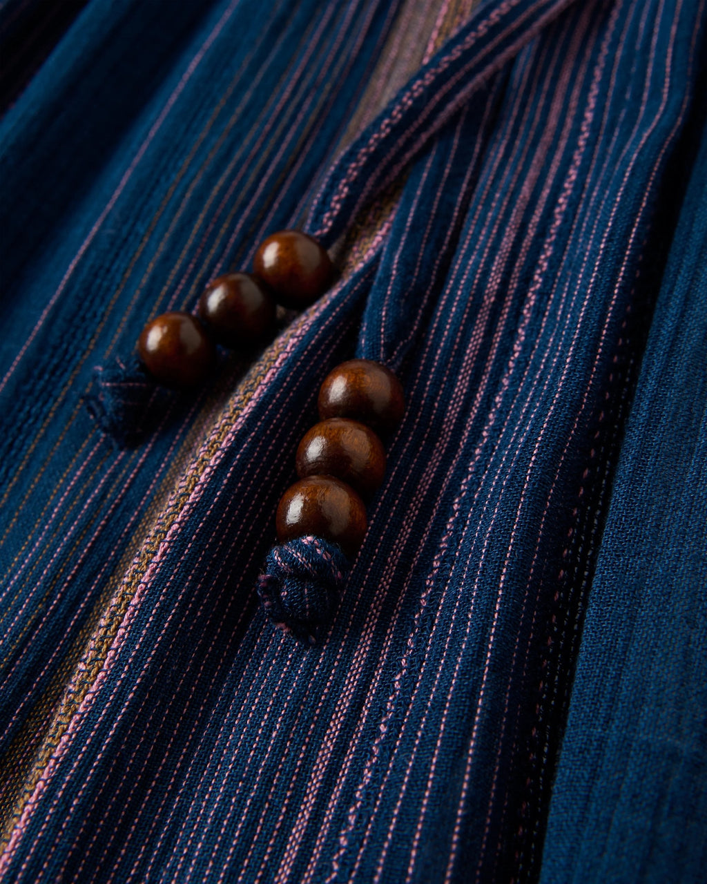 Dew EcoVero Woven Skirt - Dark Denim Multi Stripe