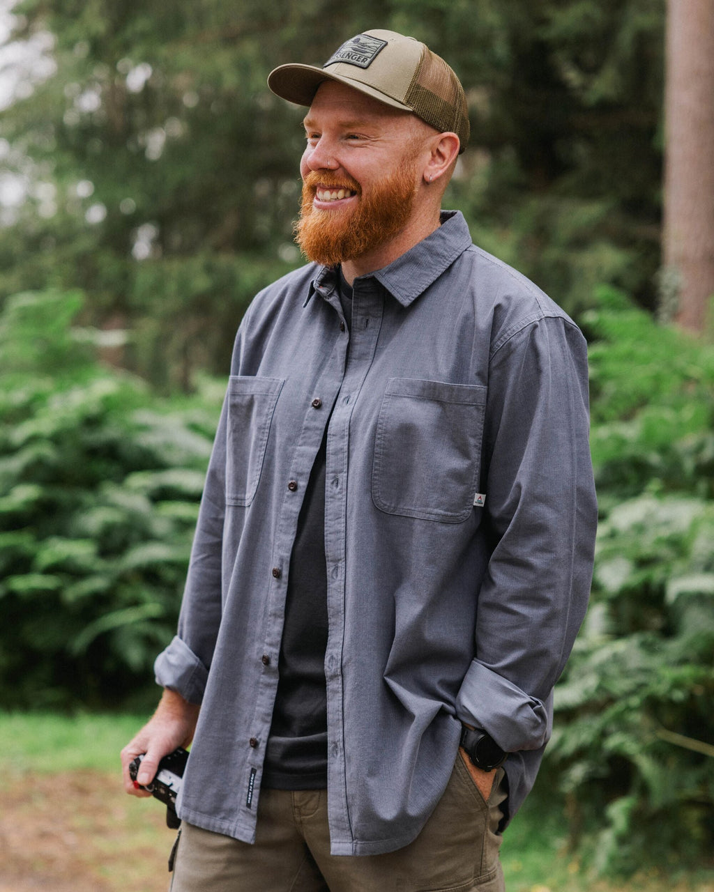 Backcountry Cord Light Shirt - Storm Grey