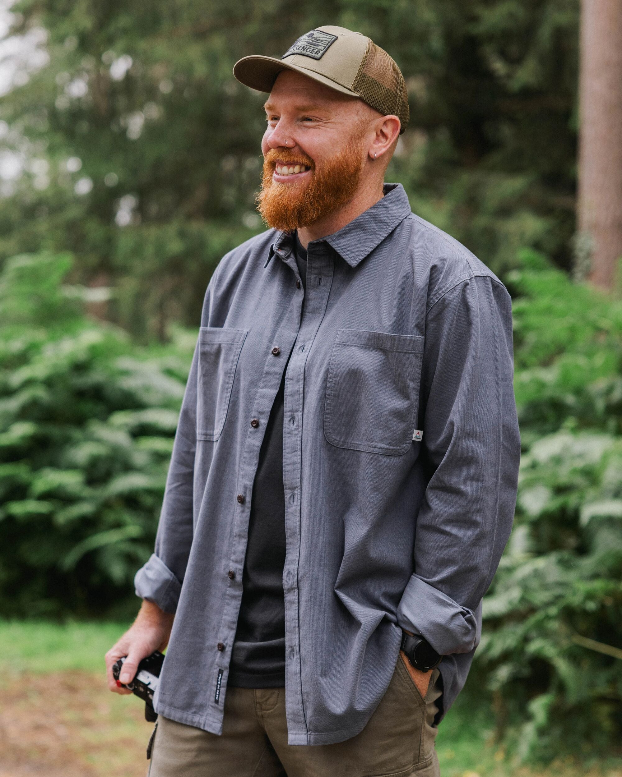 Backcountry Cord Light Shirt - Storm Grey