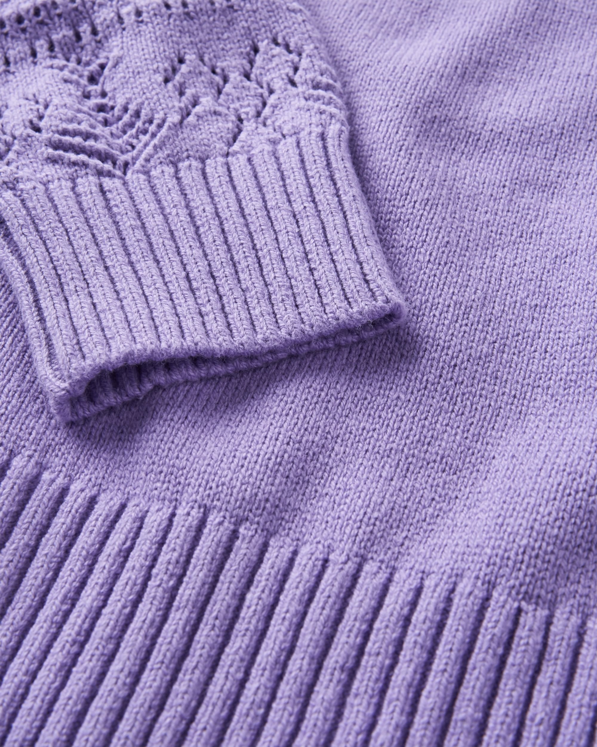Grace Knitted Jumper - Retro Purple