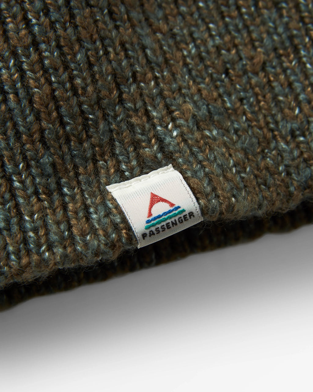 Fog Recycled Knitted Jumper - Dark Olive Multi Stripe