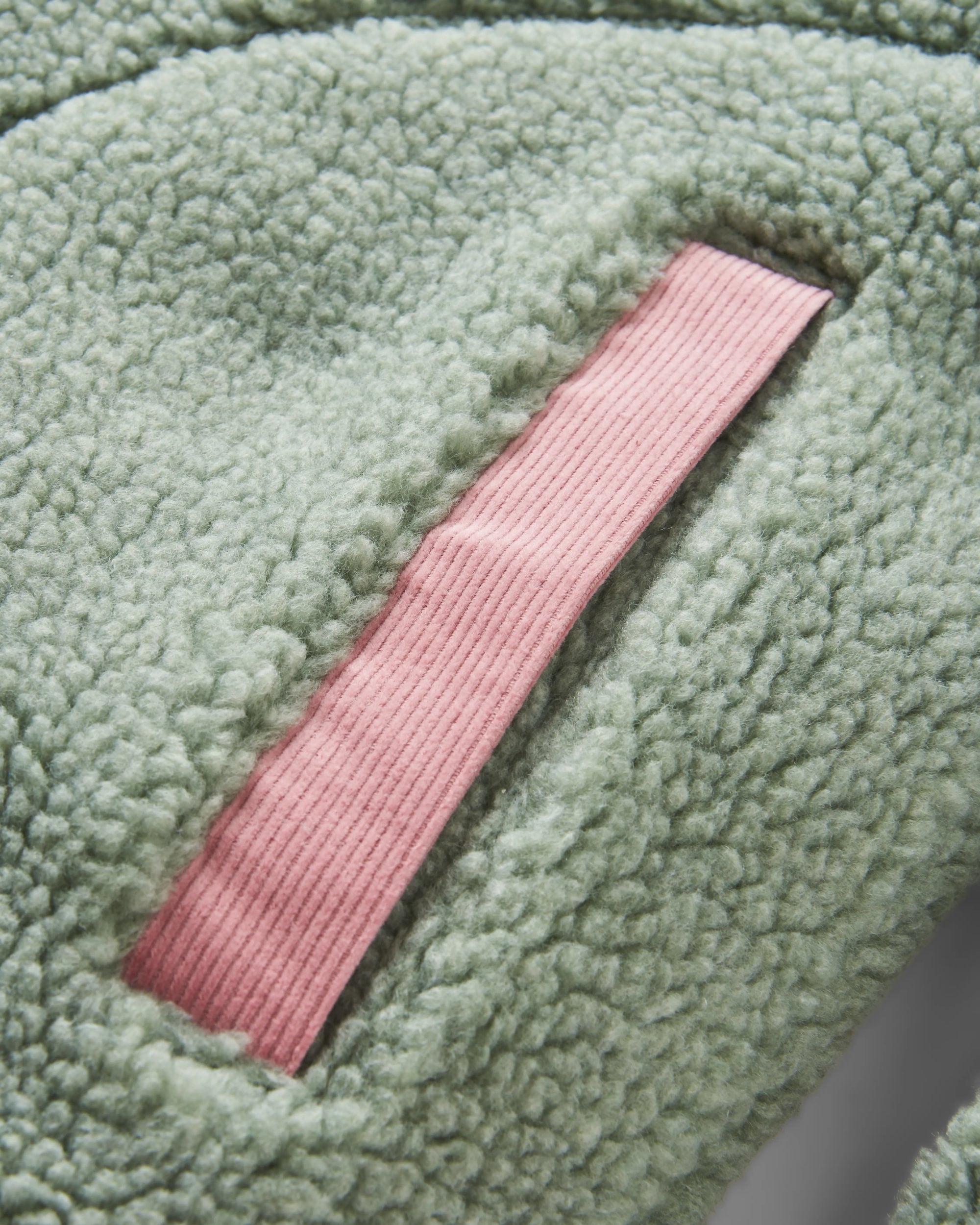 Create Recycled Deep-Pile Sherpa Fleece - Pistachio