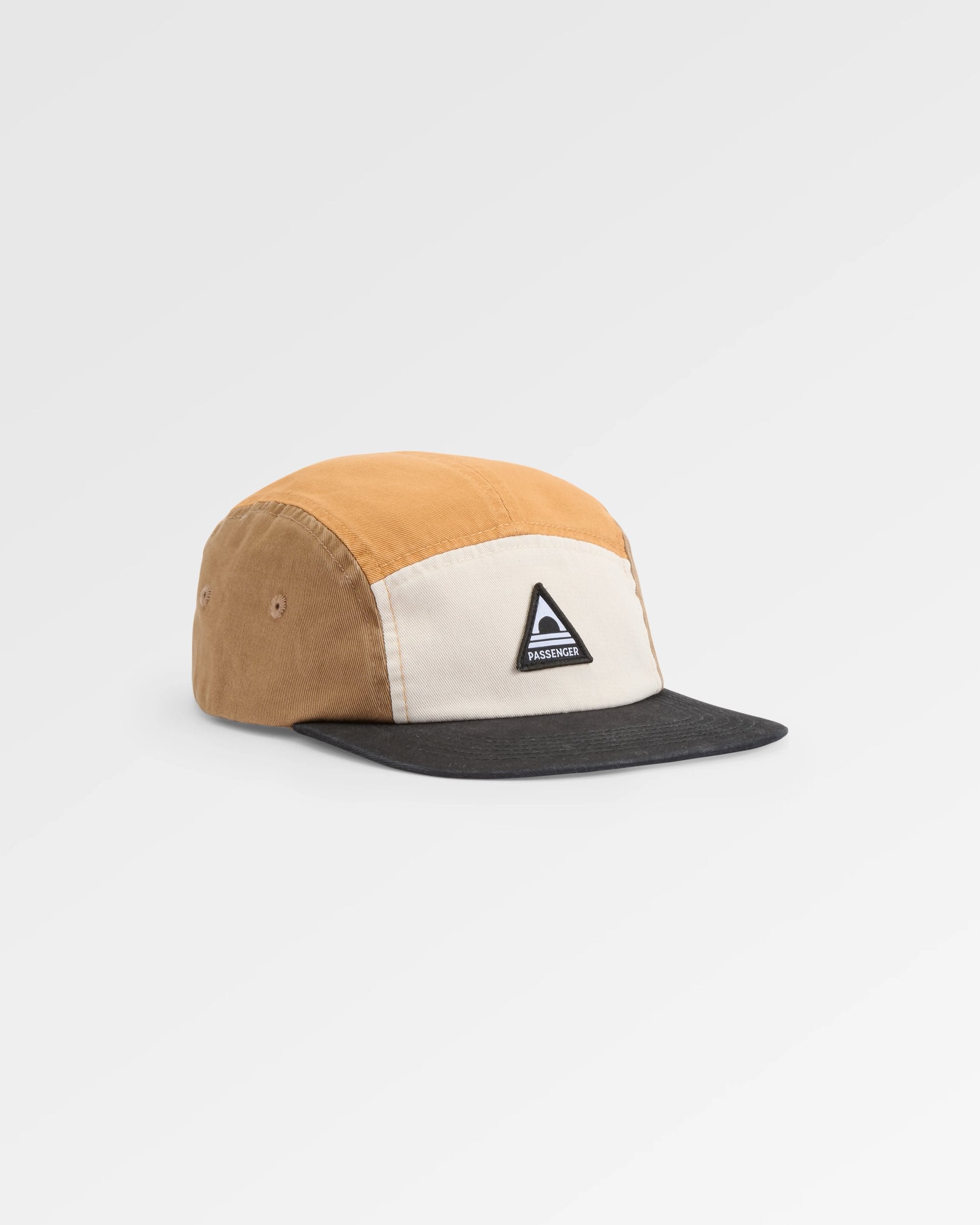 Fixie Recycled 5 Panel Cap - Spruce Yellow/Toffee