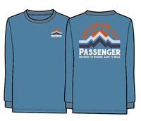 Breathe Recycled Cotton  LS T-Shirt - Atlantic Blue