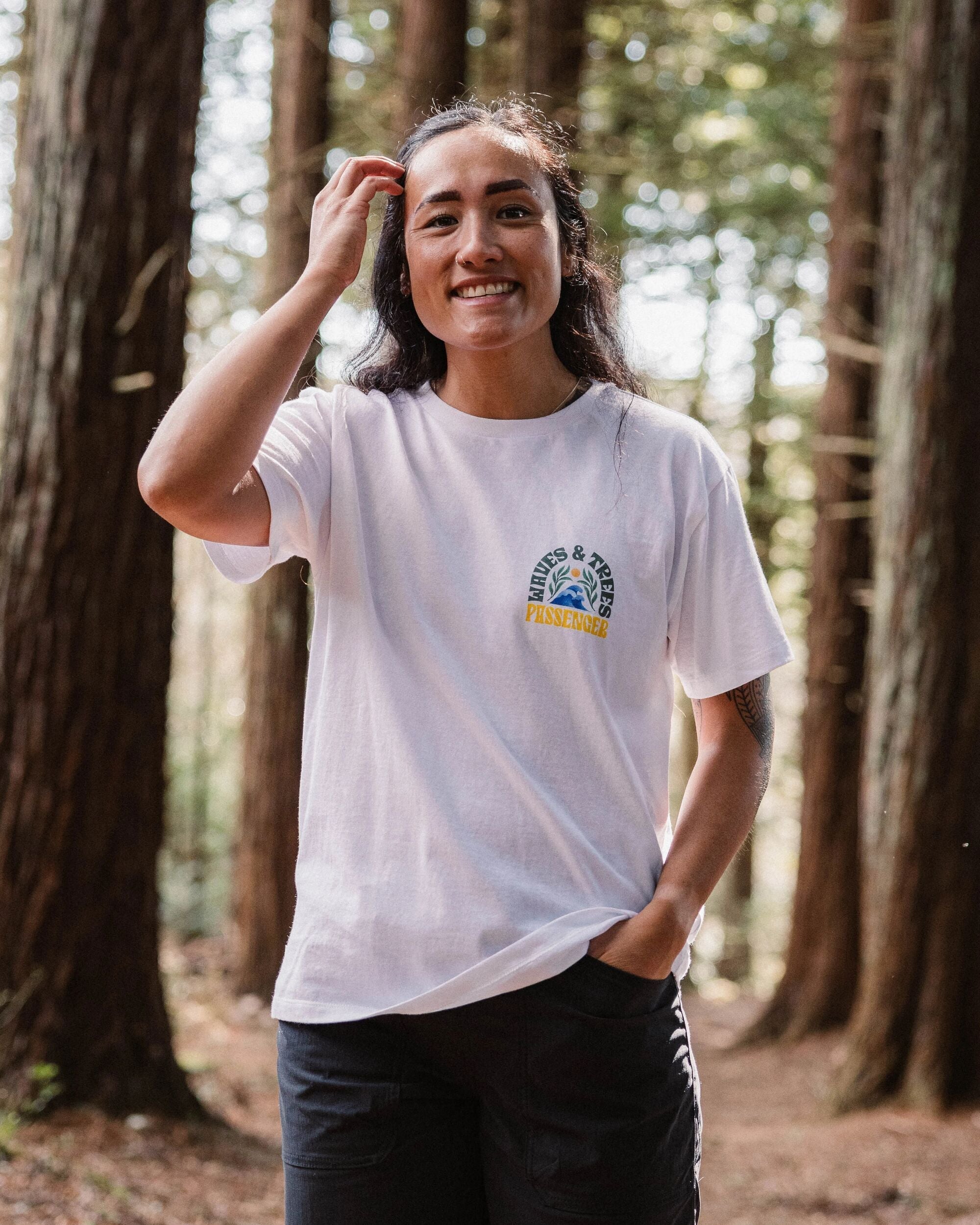 Dawning Recycled Cotton T-shirt - White