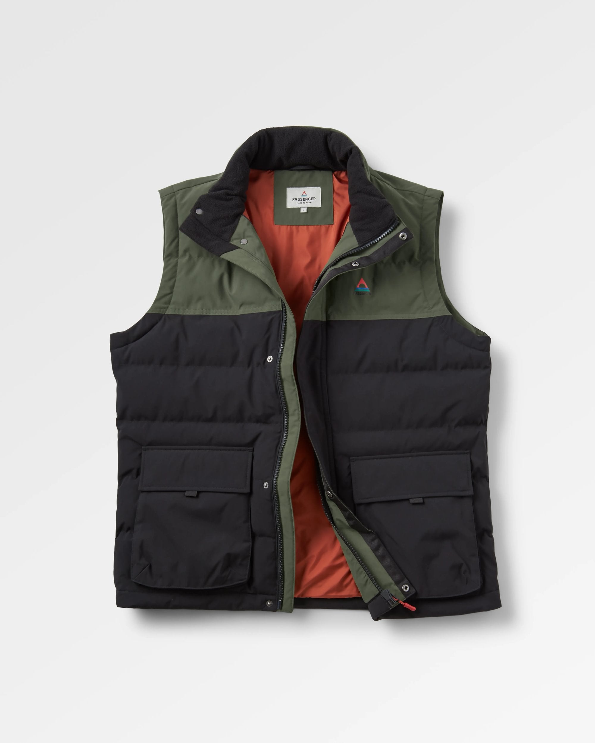 Baltic Recycled Insulated Gilet - Black/Khaki