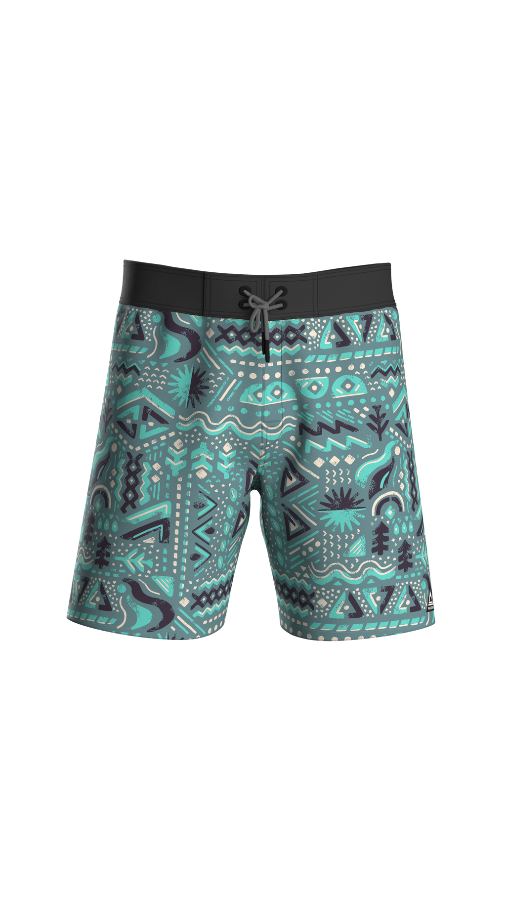 Cruiser Netplus® Recycled 19" Boardshort - Elemental Geo Arctic