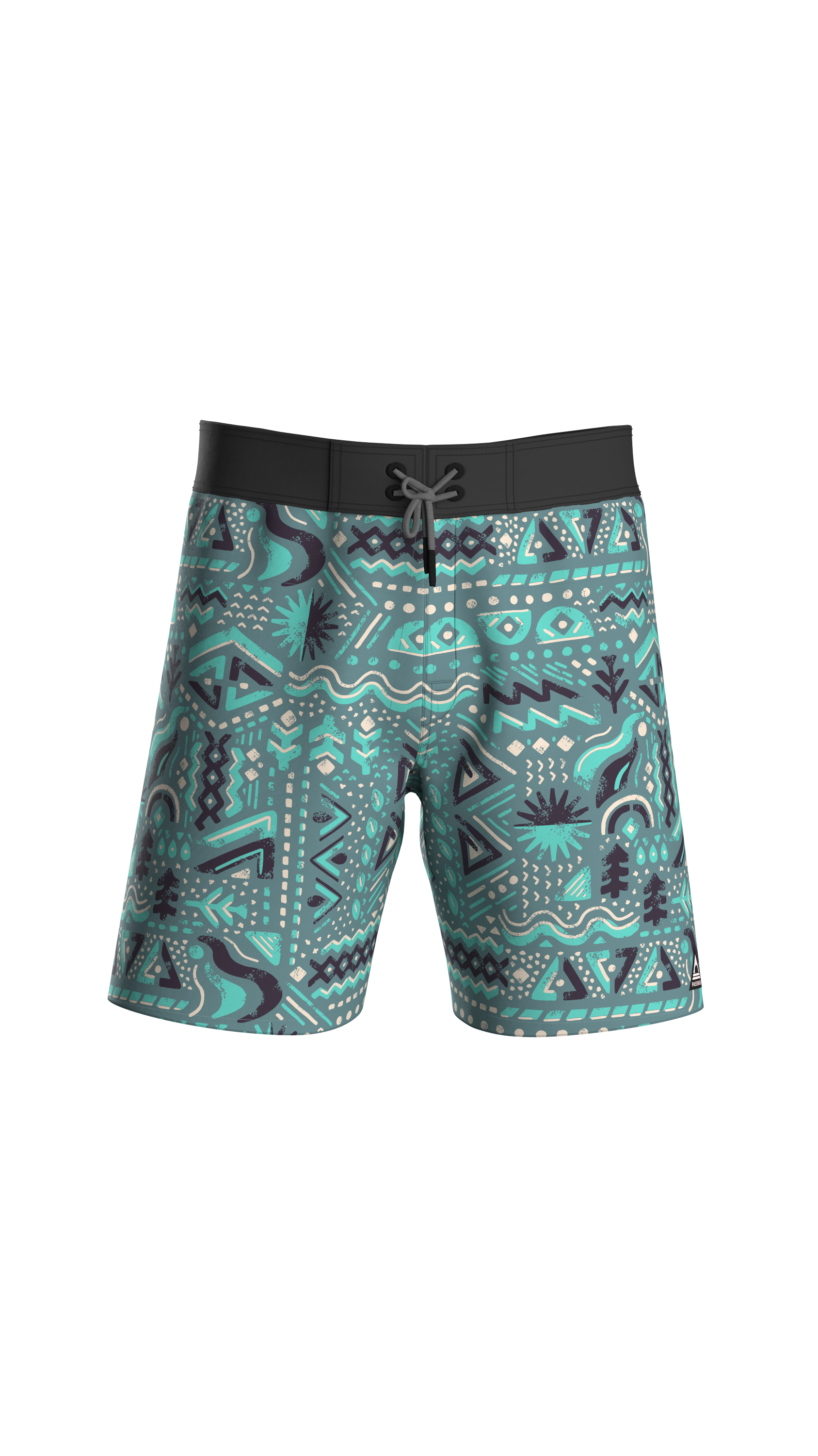 Cruiser Netplus® Recycled 19" Boardshort - Elemental Geo Arctic