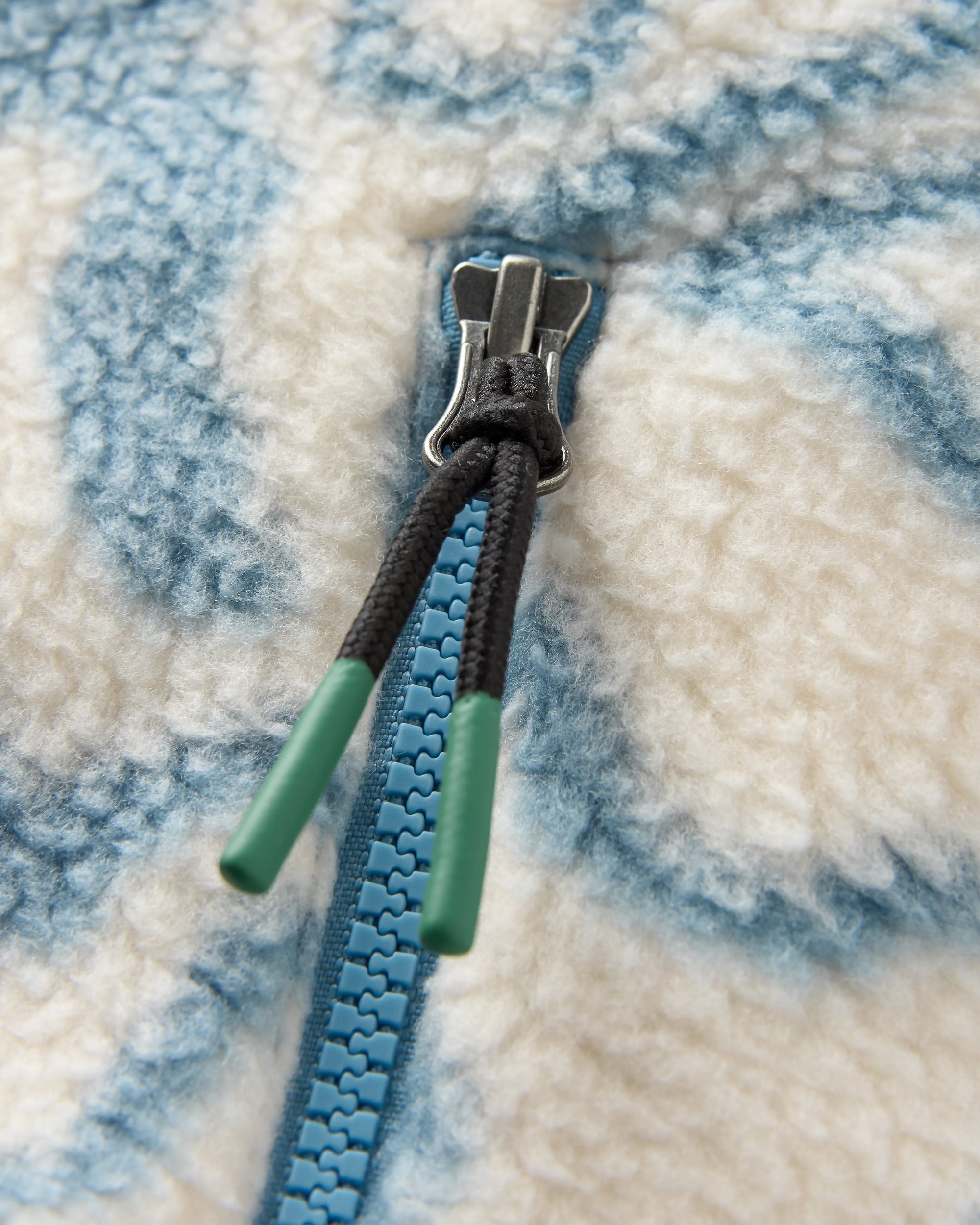 Fairbanks Recycled Sherpa Gilet - Strata Swirl Birch