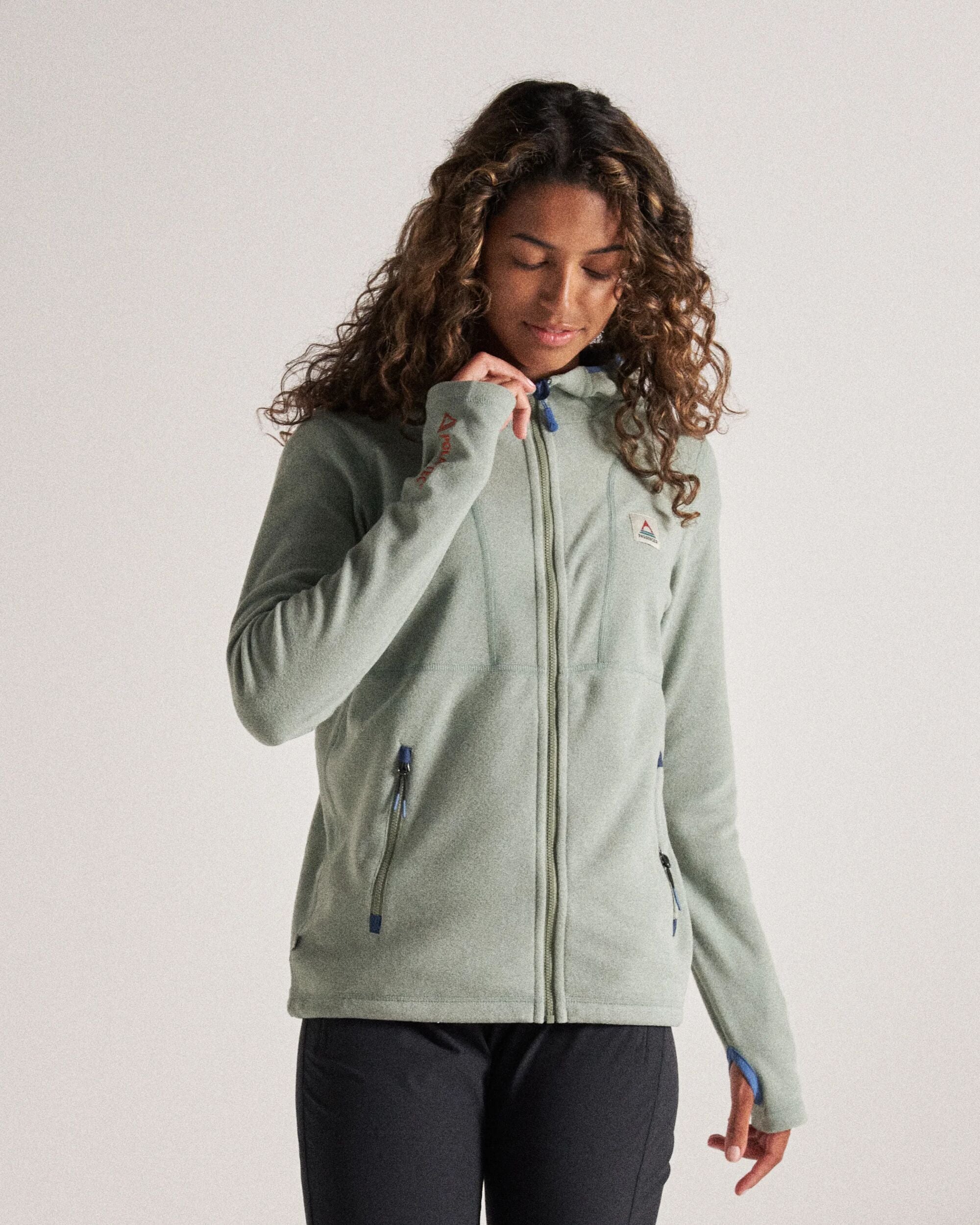 Crest Recycled Polartec® Fleece Hoodie - Pistachio