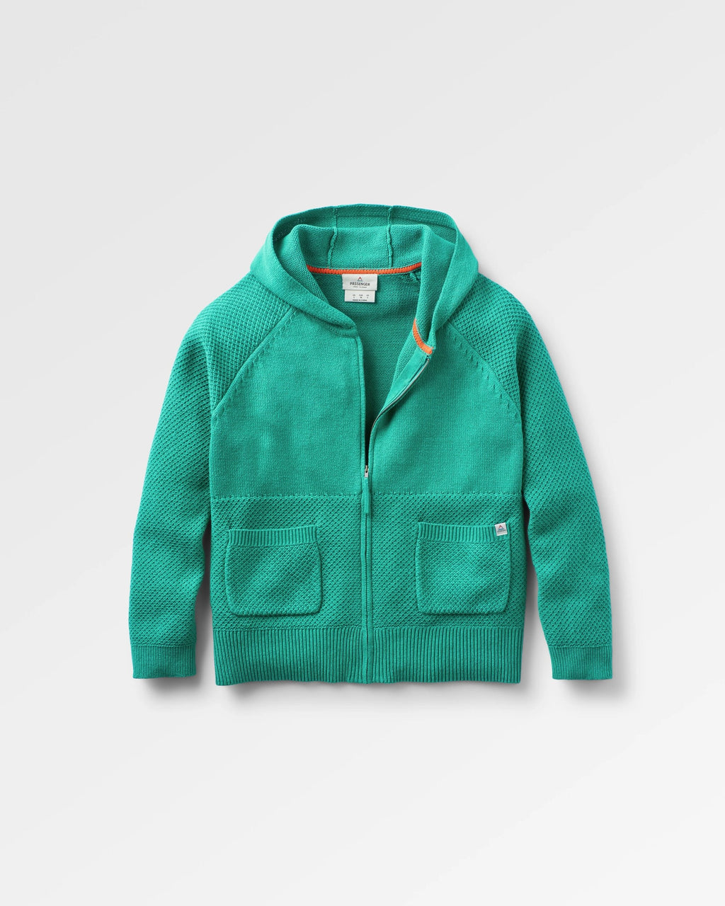 Cove Organic Cotton Knitted Zip Hoodie - Greenlake
