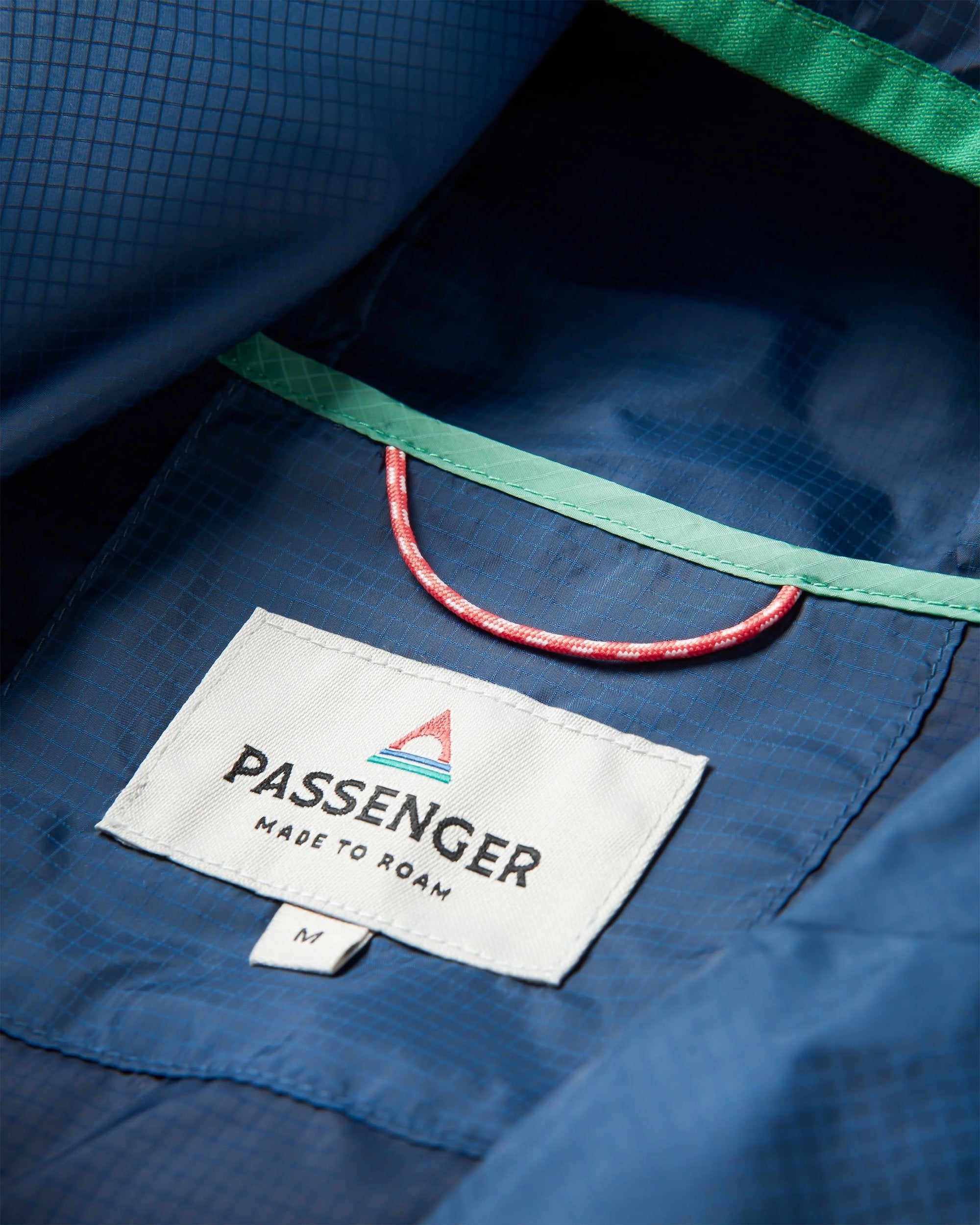 Gusto Recycled Windshell Anorak - Rich Navy/Dark Denim