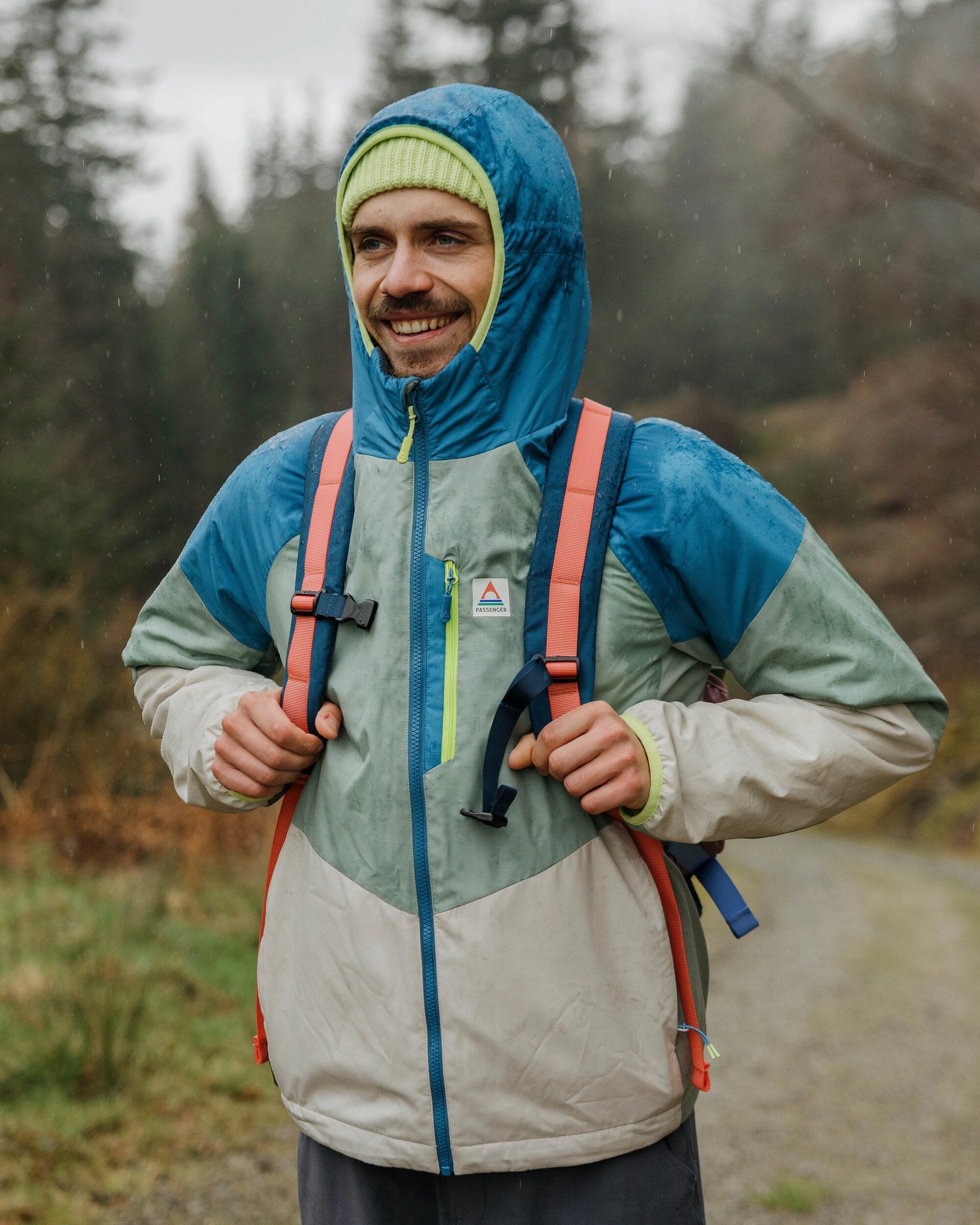 Daybreak Lightweight Recycled Thermore® Insulated Jacket - Pistachio/Blue Steel
